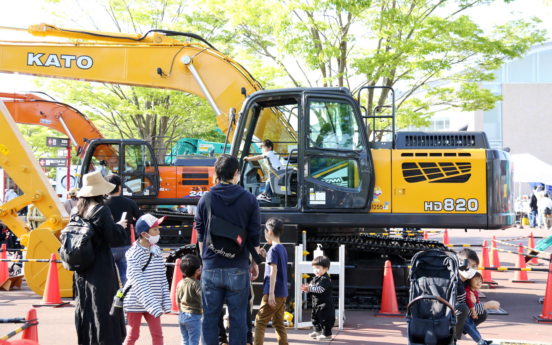 働くクルマの展示イメージ