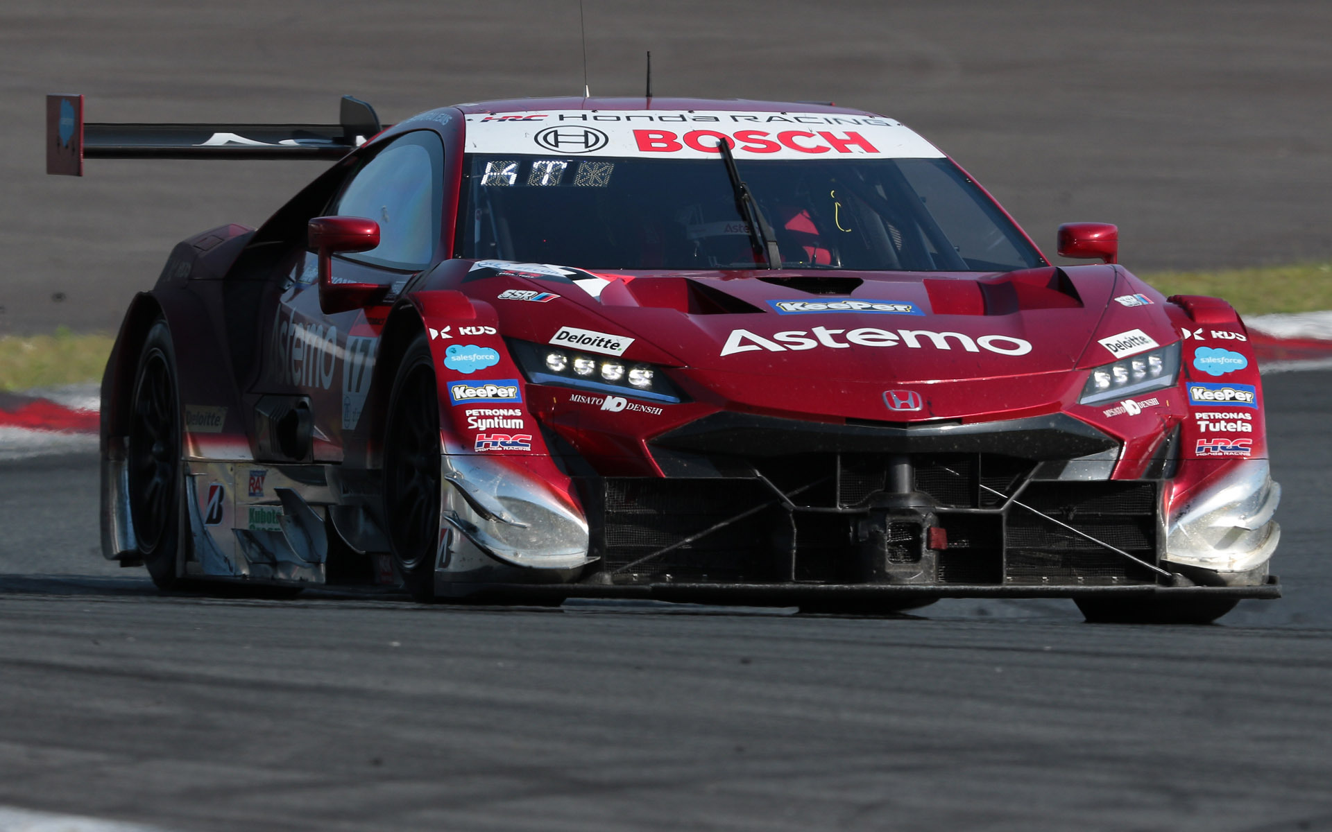 GT500クラス3位は17号車 Astemo NSX-GT（塚越広大/松下信治組、BS）