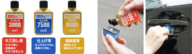 ソフト99、Web限定「液体コンパウンド トライアルセットECO」 シンプル