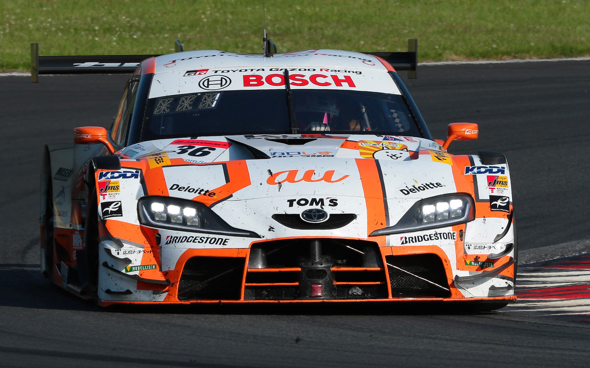 36号車 au TOM'S GR SupraはSUPER GT第2戦 富士にて、予選後に行なった決勝レースを見据えたセッティングが当たり優勝につながった