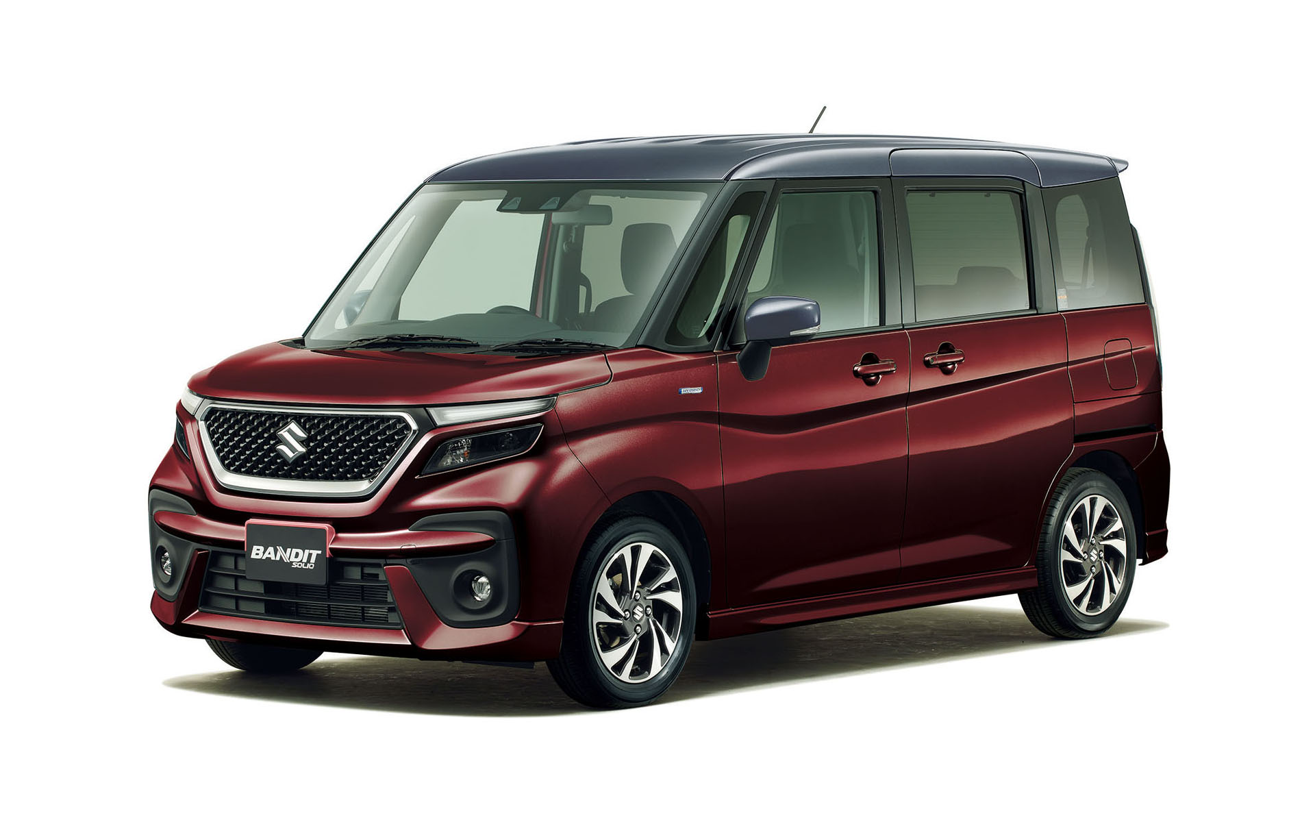 ソリオ バンディット HYBRID MV メロウディープレッドパール ガンメタリック2トーンルーフ