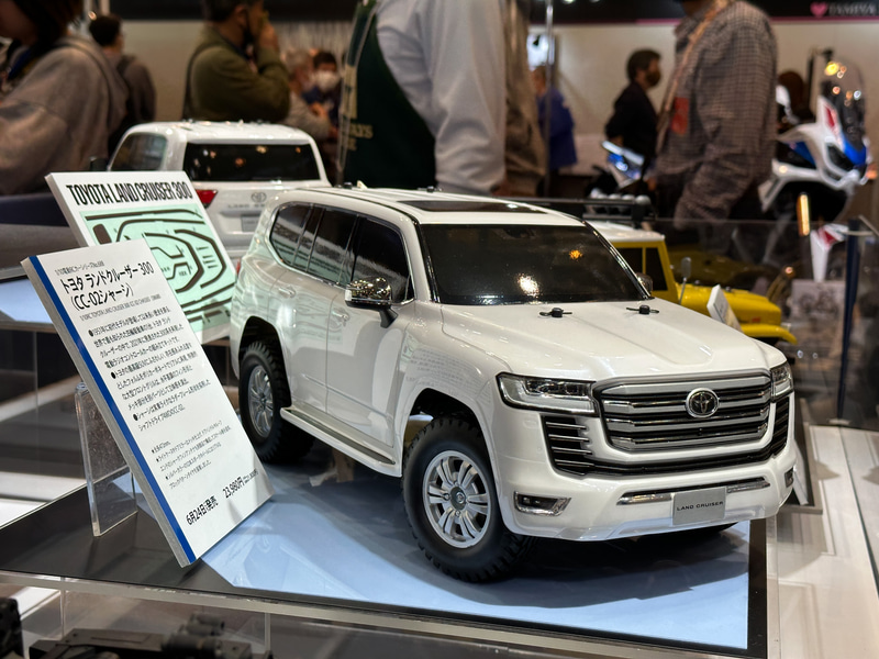 静岡ホビーショー、WRCマシン「GRヤリス」がタミヤブースに登場 1/10の