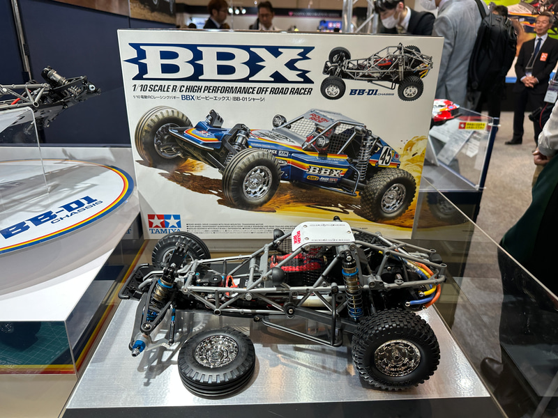 静岡ホビーショー、WRCマシン「GRヤリス」がタミヤブースに登場 1/10の