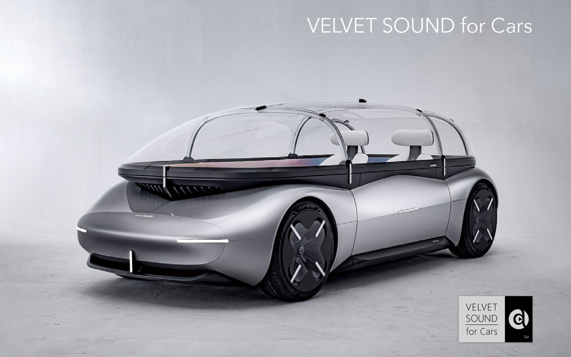 旭化成エレクトロニクスのクルマの未来を描くコンセプトカー「AKXY2」