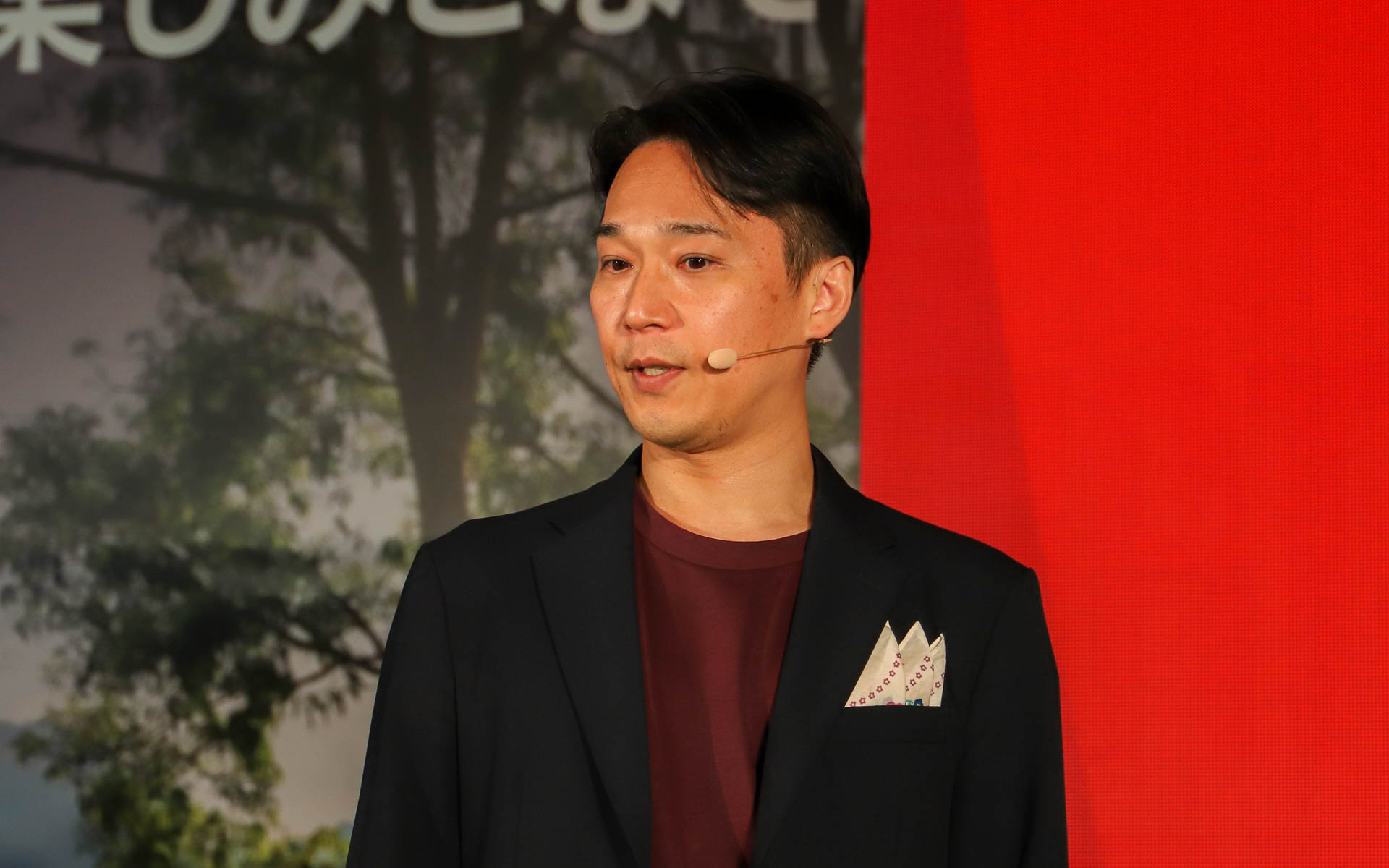 商品紹介を行なったStellantisジャパン株式会社 フィアット プロダクトマネージャー 阿部琢磨氏