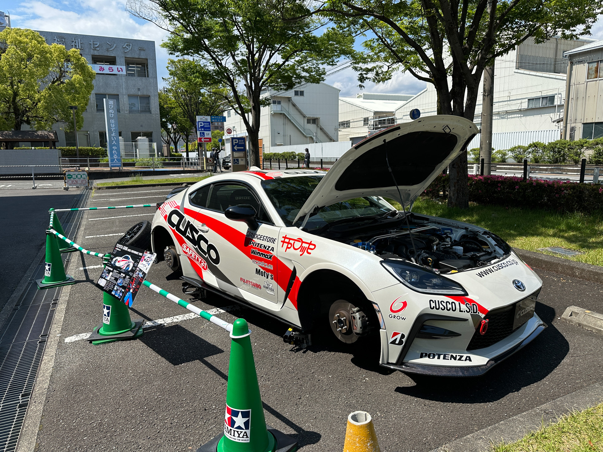 GR86の展示デモカー