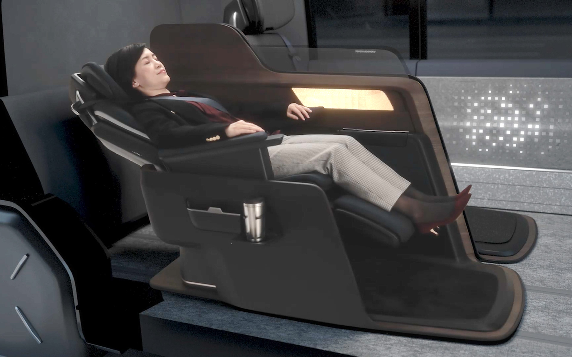 トヨタ紡織が初出品するMaaSライドシェア空間コンセプトシート「MX Prime」