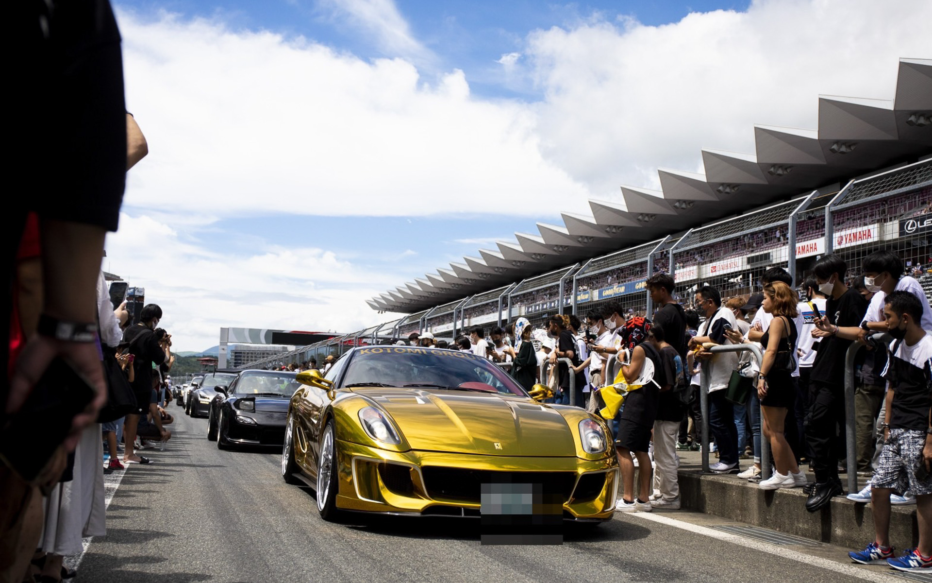 スーパーカー走行やドラッグレース、フォーミュラドリフトなどさまざまな走行イベントも予定されている