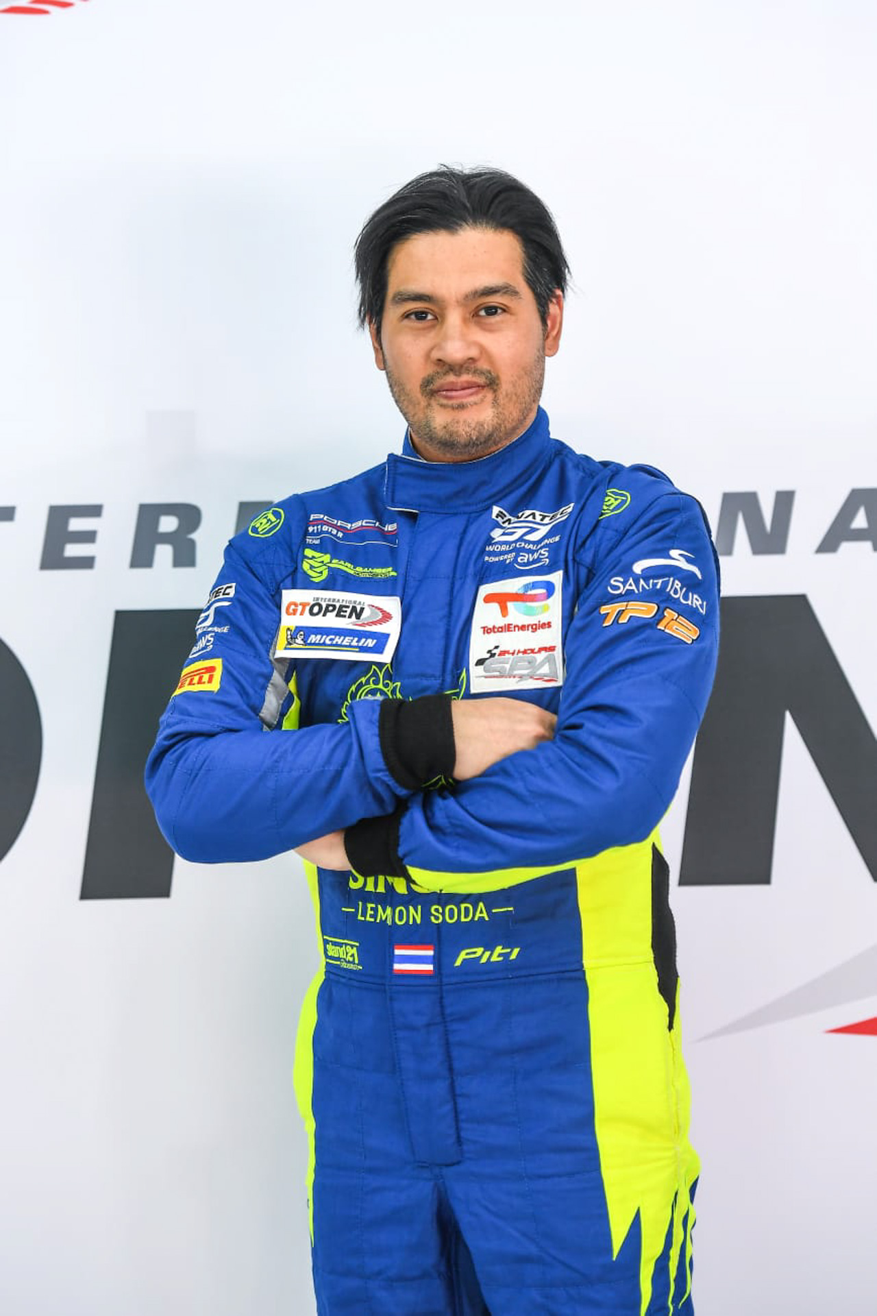 レーシングドライバーのピッティ・ブロムバクディ選手（愛称：TP12） ©MAEZAWA RACING