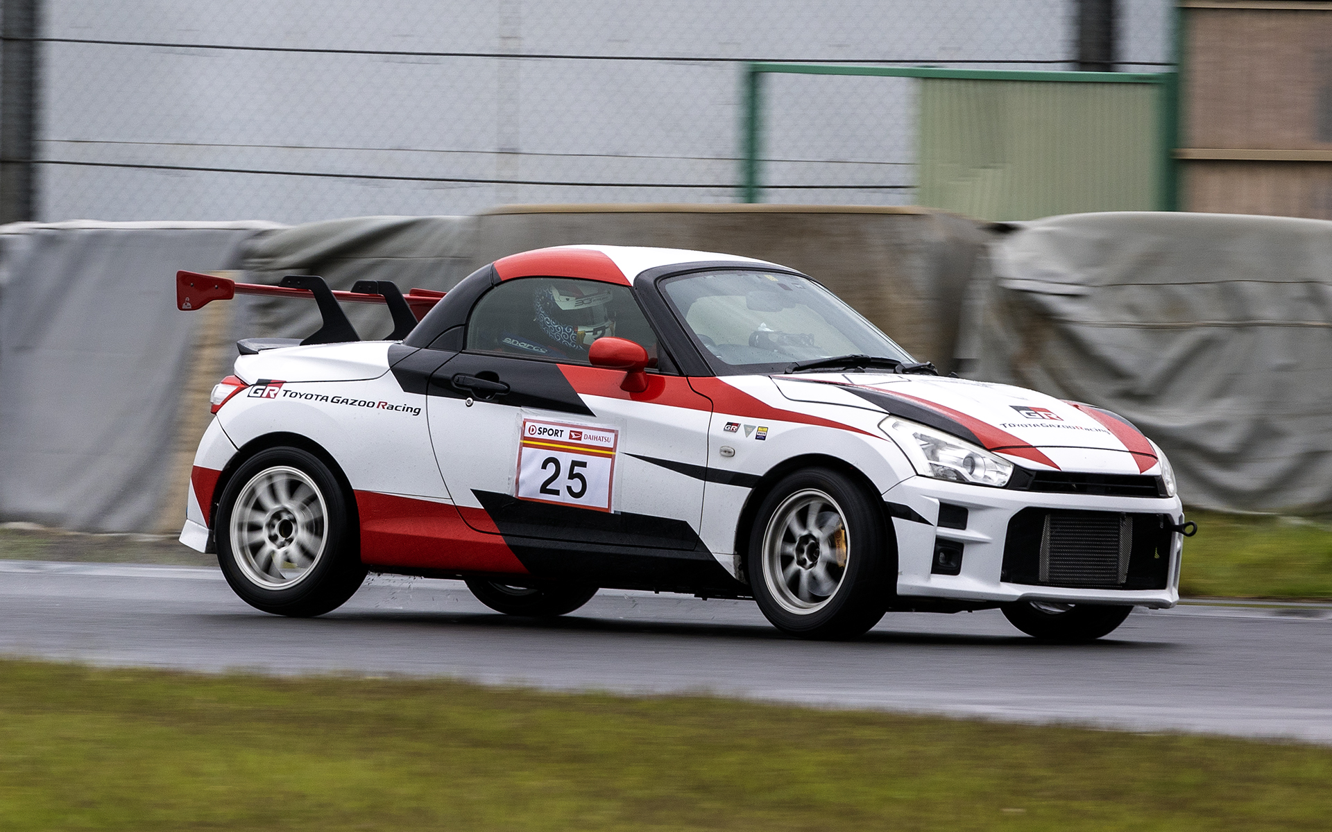 Copen Factoryのマギさんのコペン GR SPORTもタイムアタック。見事クラス優勝となった