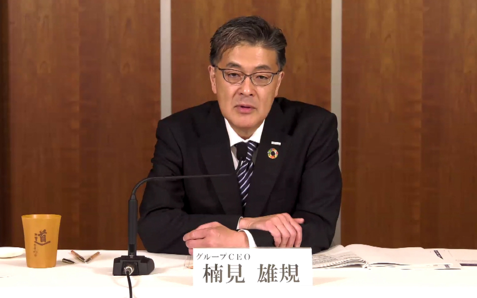 戦略説明会に出席したパナソニック ホールディングス株式会社 代表取締役 社長執行役員 グループCEOの楠見雄規氏