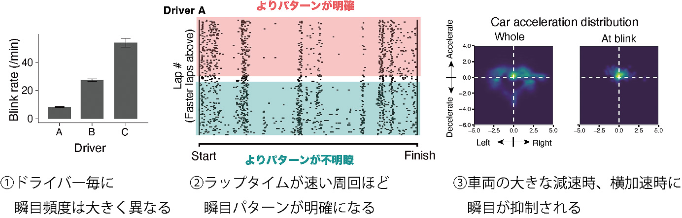 瞬目パターンの特徴