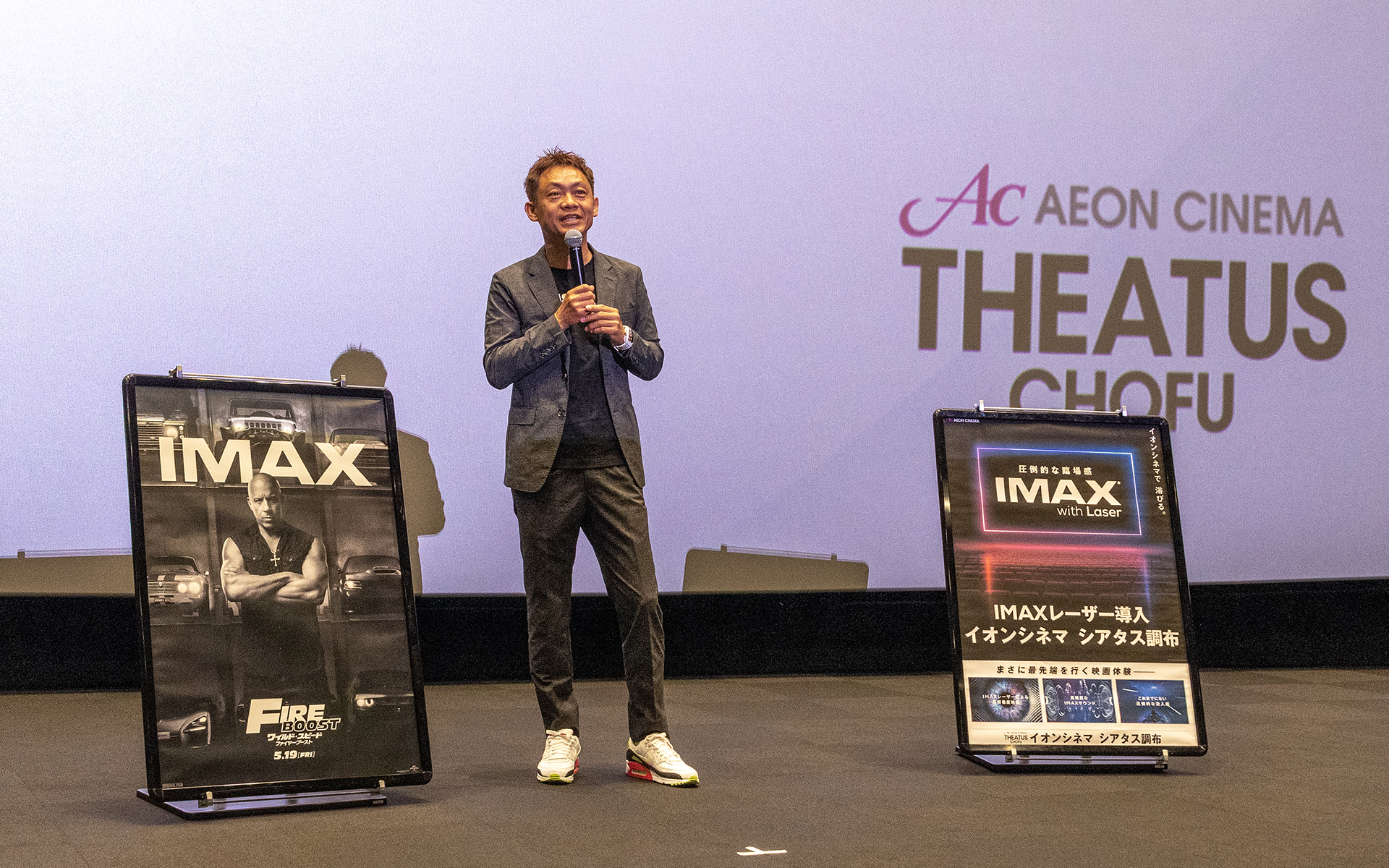 脇阪寿一氏ならではのレースの話を織り交ぜたトークも楽しめた「イオンシネマ シアタス調布IMAXレーザー導入記念 脇阪寿一氏スペシャルトークショー」