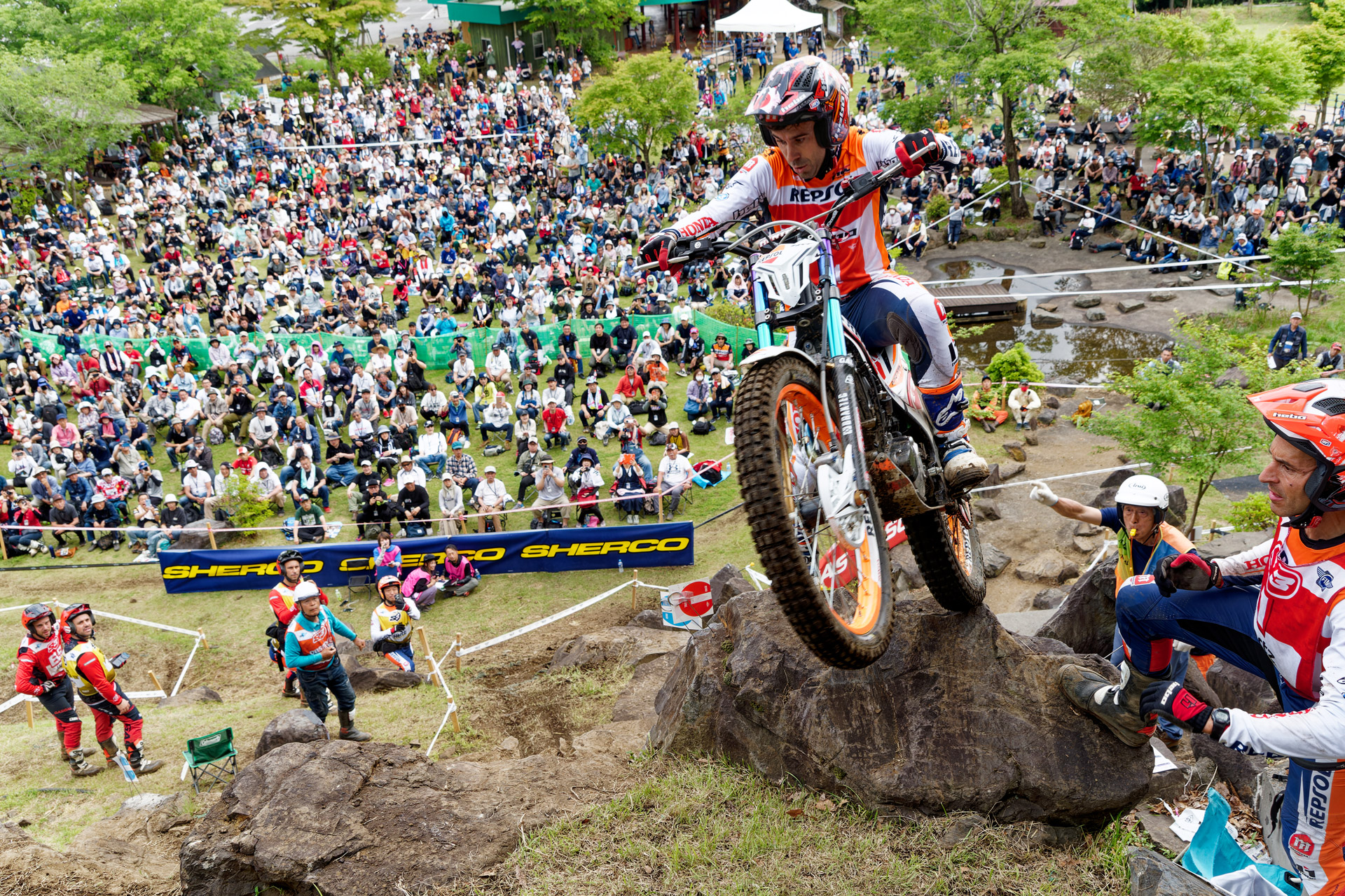 TrialGPクラス トニー・ボウ選手（1日目優勝、2日目2位）