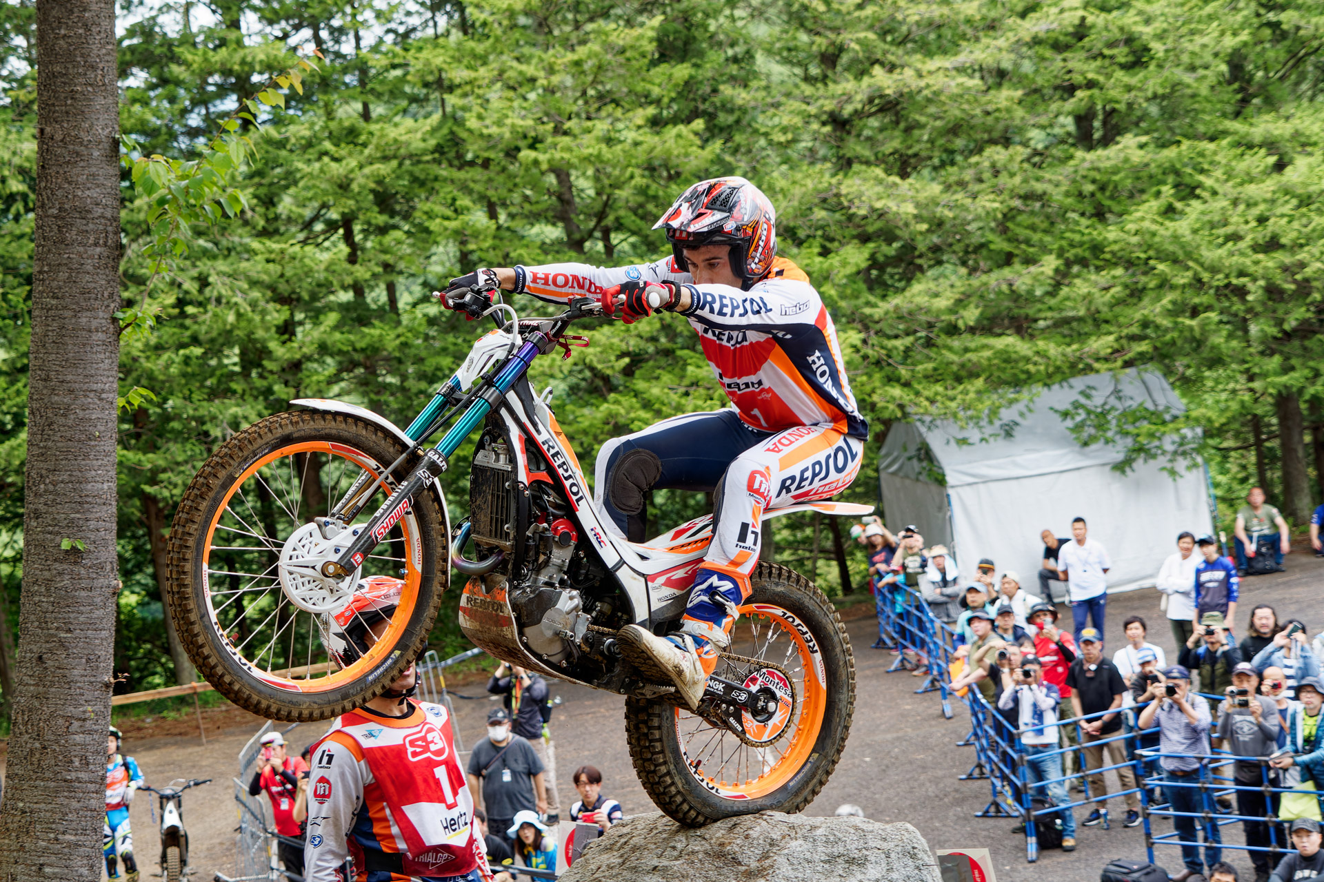 TrialGPクラス トニー・ボウ選手（1日目優勝、2日目2位）