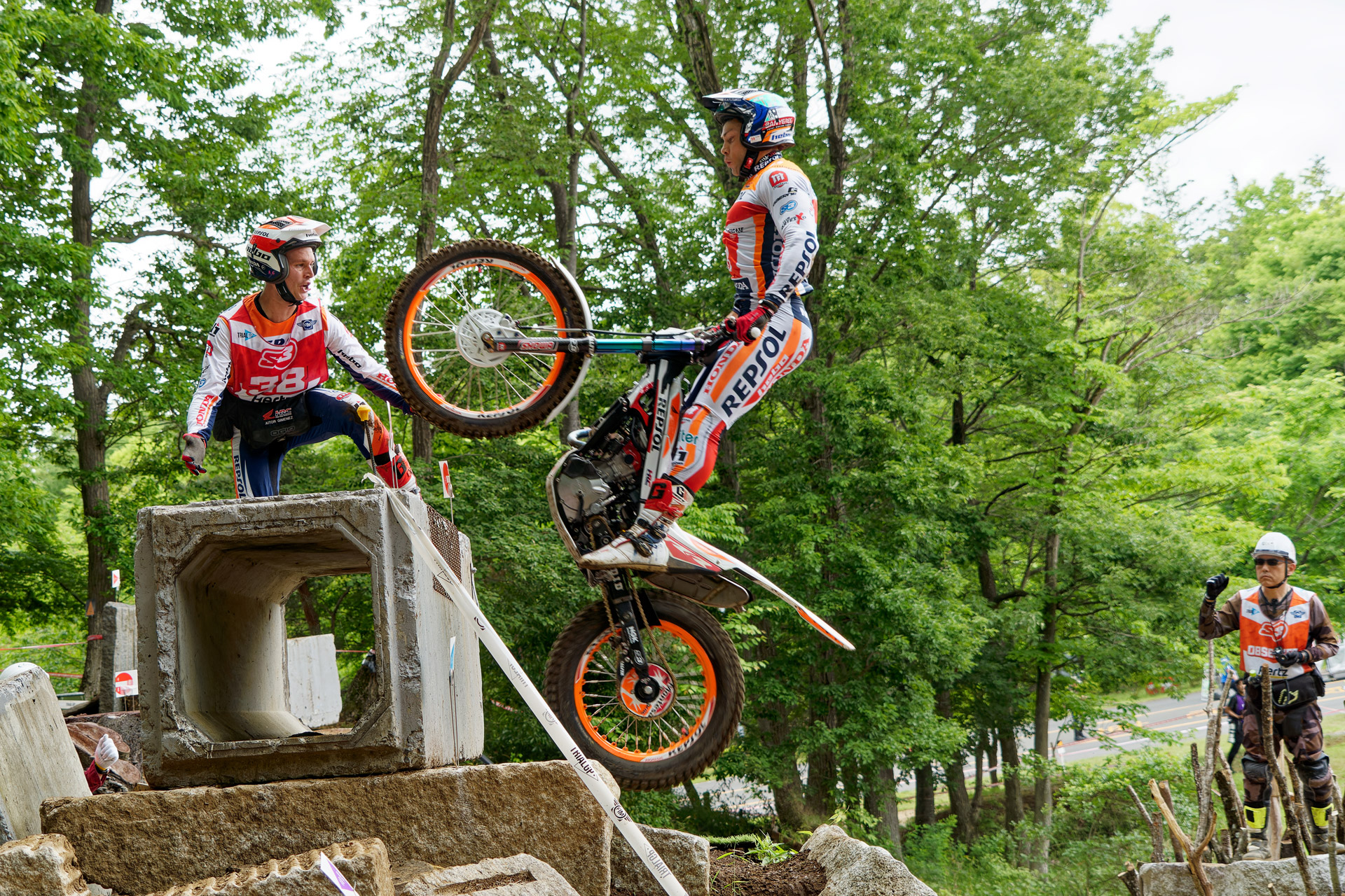 TrialGPクラス ガブリエル・マルセリ選手（1日目、2日目ともに4位）