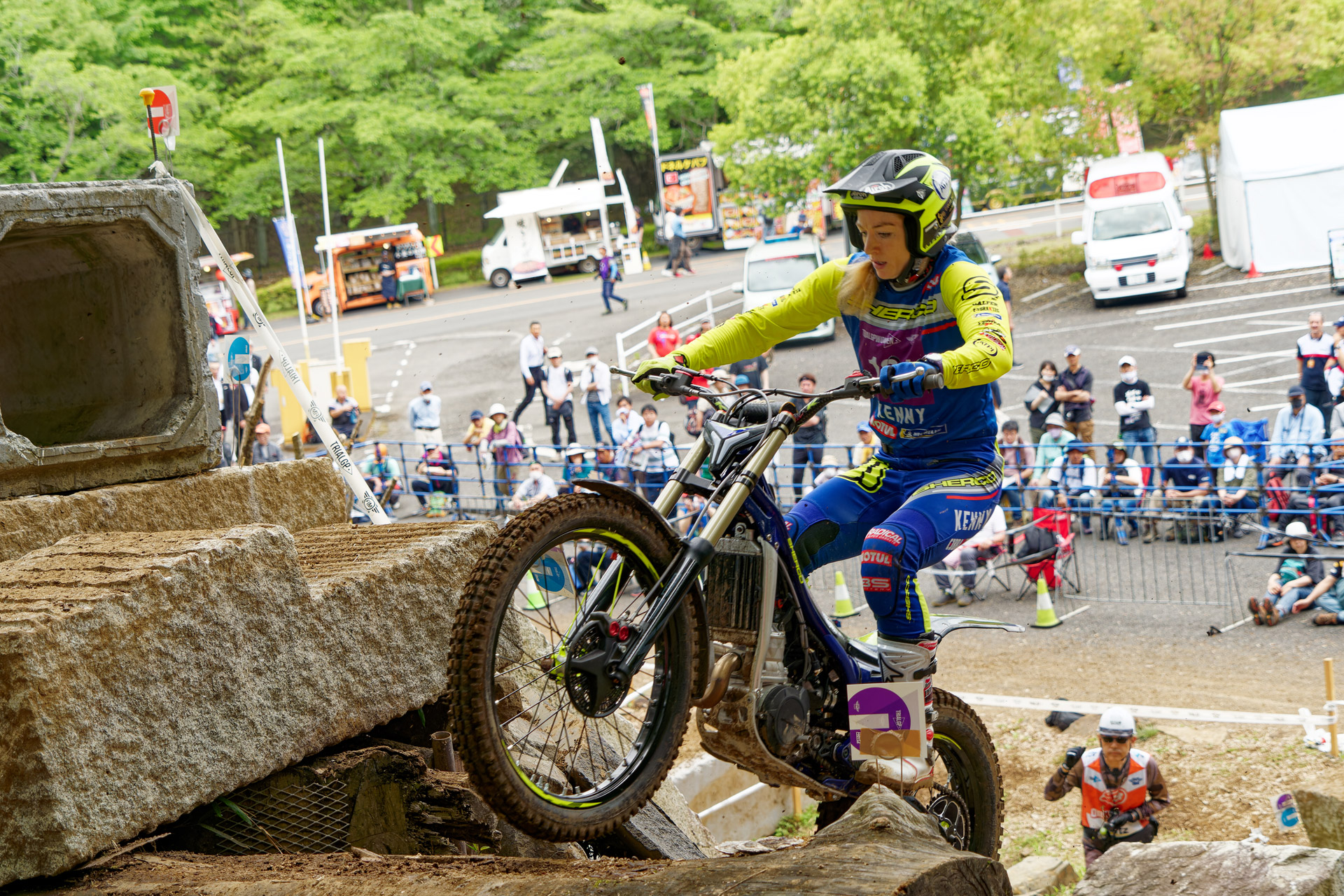 TrialGP Womenクラス エマ・ブラスト選手（2日目優勝）