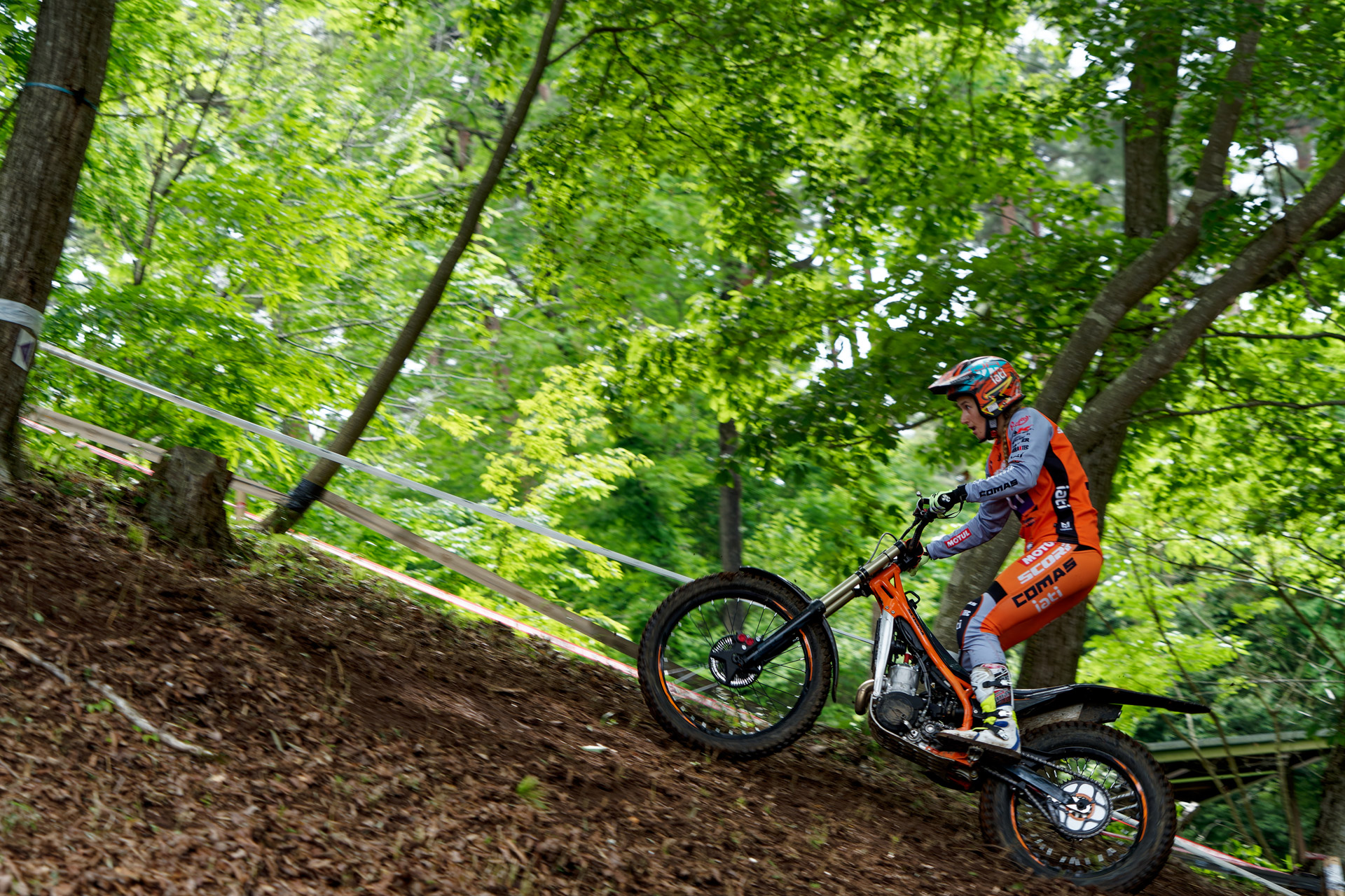 TrialGP Womenクラス ベルタ・アベラン選手（2日目2位）