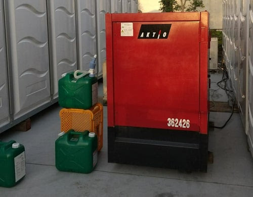 会場で使用した発電機