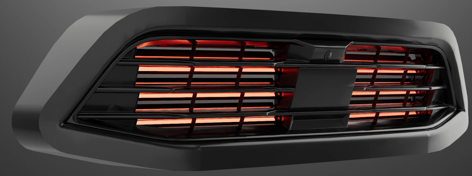 今回初展示の「アクティブ ライティング シャッター」は、エアロダイナミクスを向上させる従来のアクティブ・グリルシャッターのルーバ―端部にLED ライトを装備したもの。LEDライトでさまざまな動きのある点灯を行ない、車外へのコミュニケーションを可能とし、EVの充電状態を伝えたり、歩行者にメッセージを伝えるなどの用途を想定。このソリューションは、電動化の加速に貢献しつつ、ライティング・エブリウェアというメガトレンドにも対応する