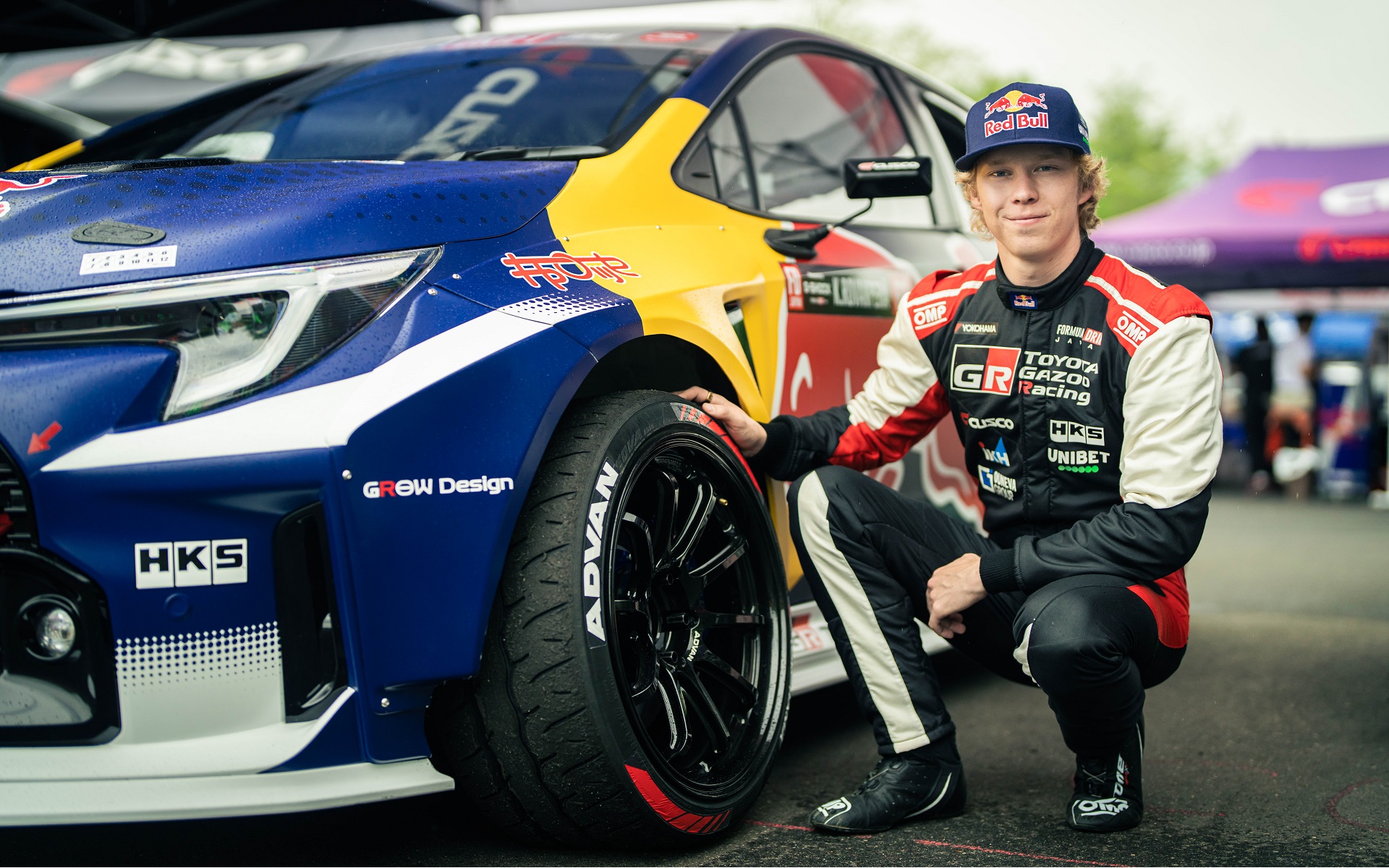 FORMULA DRIFT JAPAN初参戦にして優勝を果たしたカッレ・ロバンペラ選手