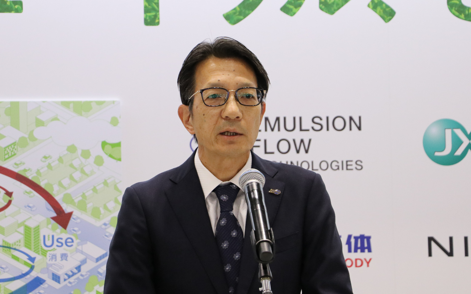 人とくるまのテクノロジー展2023 YOKOHAMAの開会宣言を行なった公益社団法人 自動車技術会 会長 大津啓司氏（本田技研工業株式会社 執行役常務 兼 株式会社本田技術研究所 代表取締役 社長）