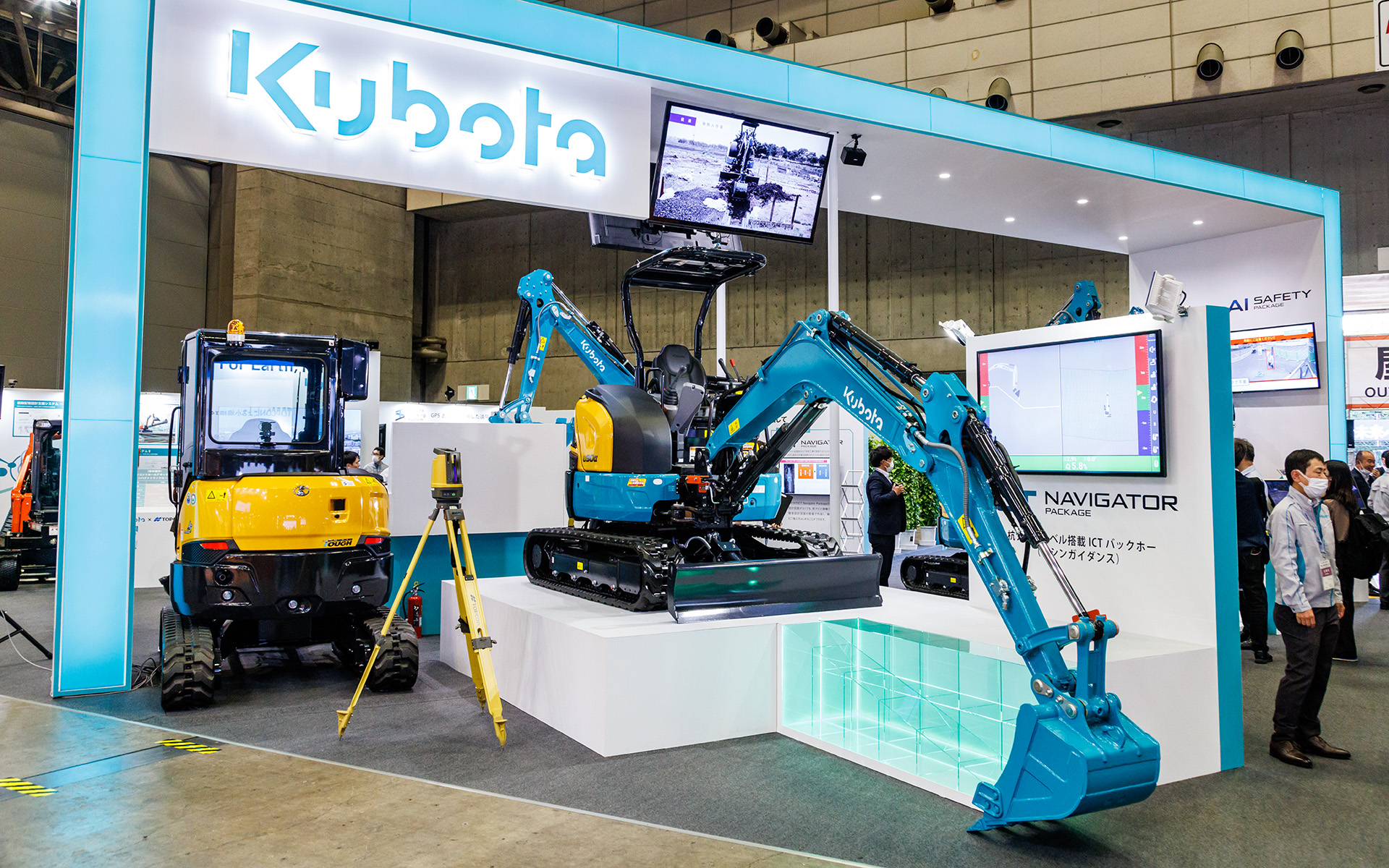 クボタ建機ブース