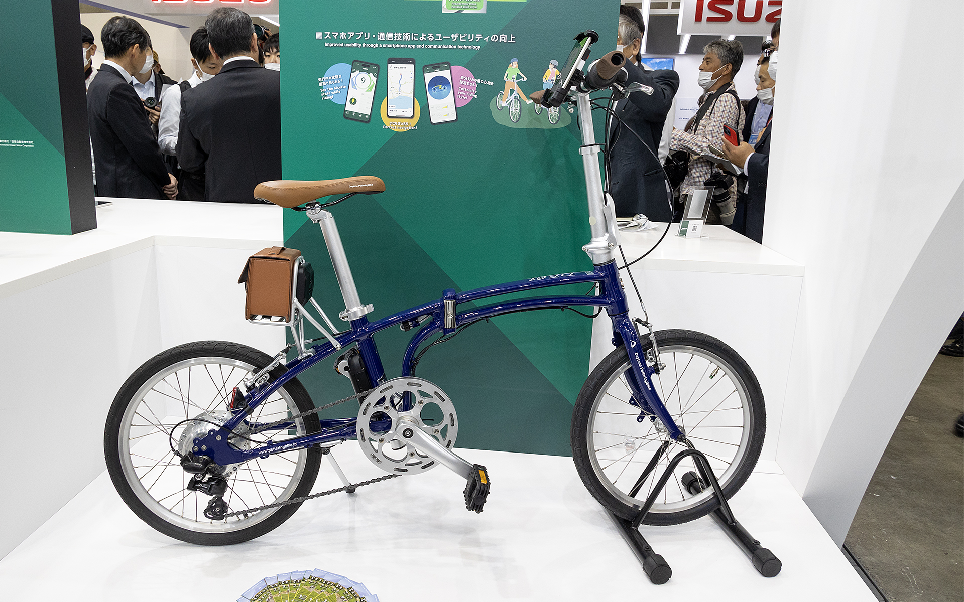 Eバイク用の変速機構入りドライブユニットを組んだミニベロ