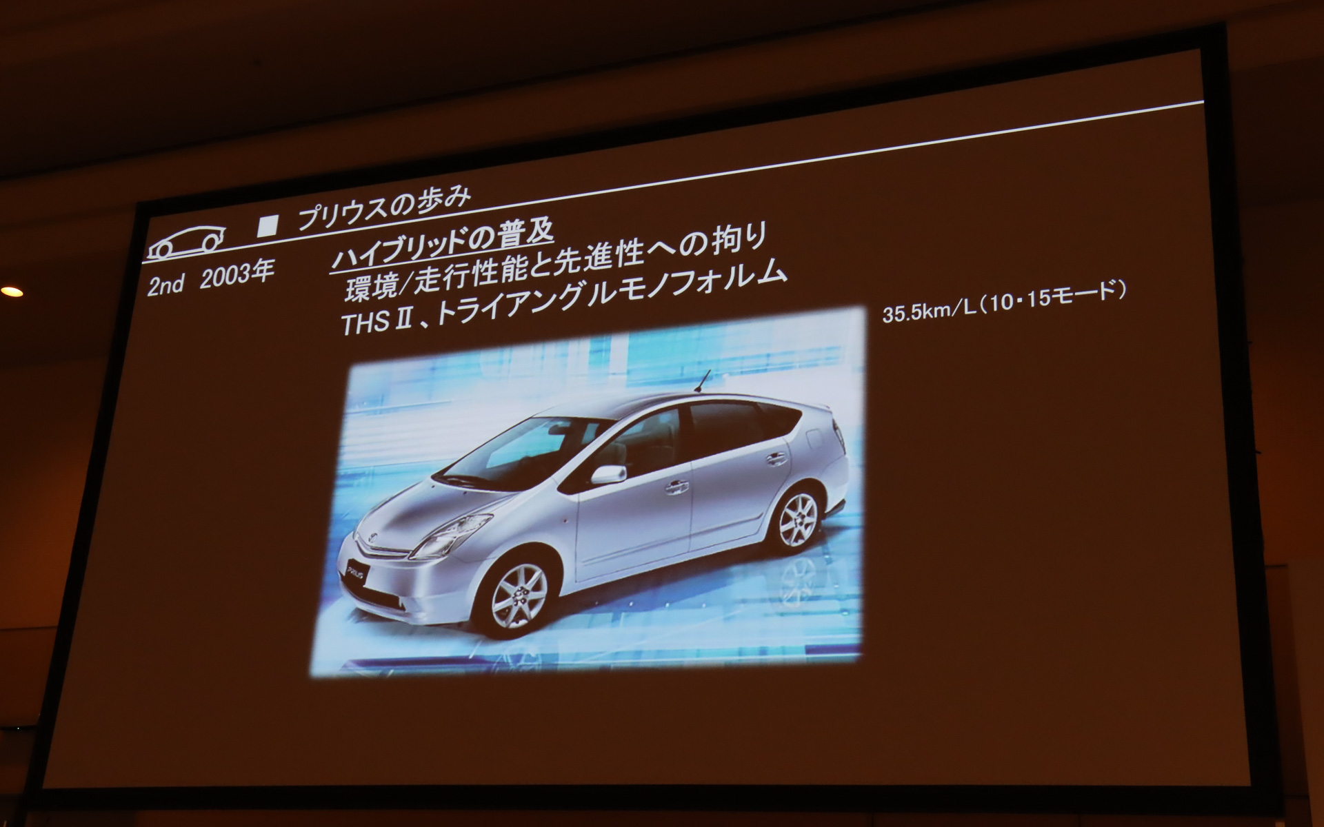 2代目プリウスは2003年9月に発売