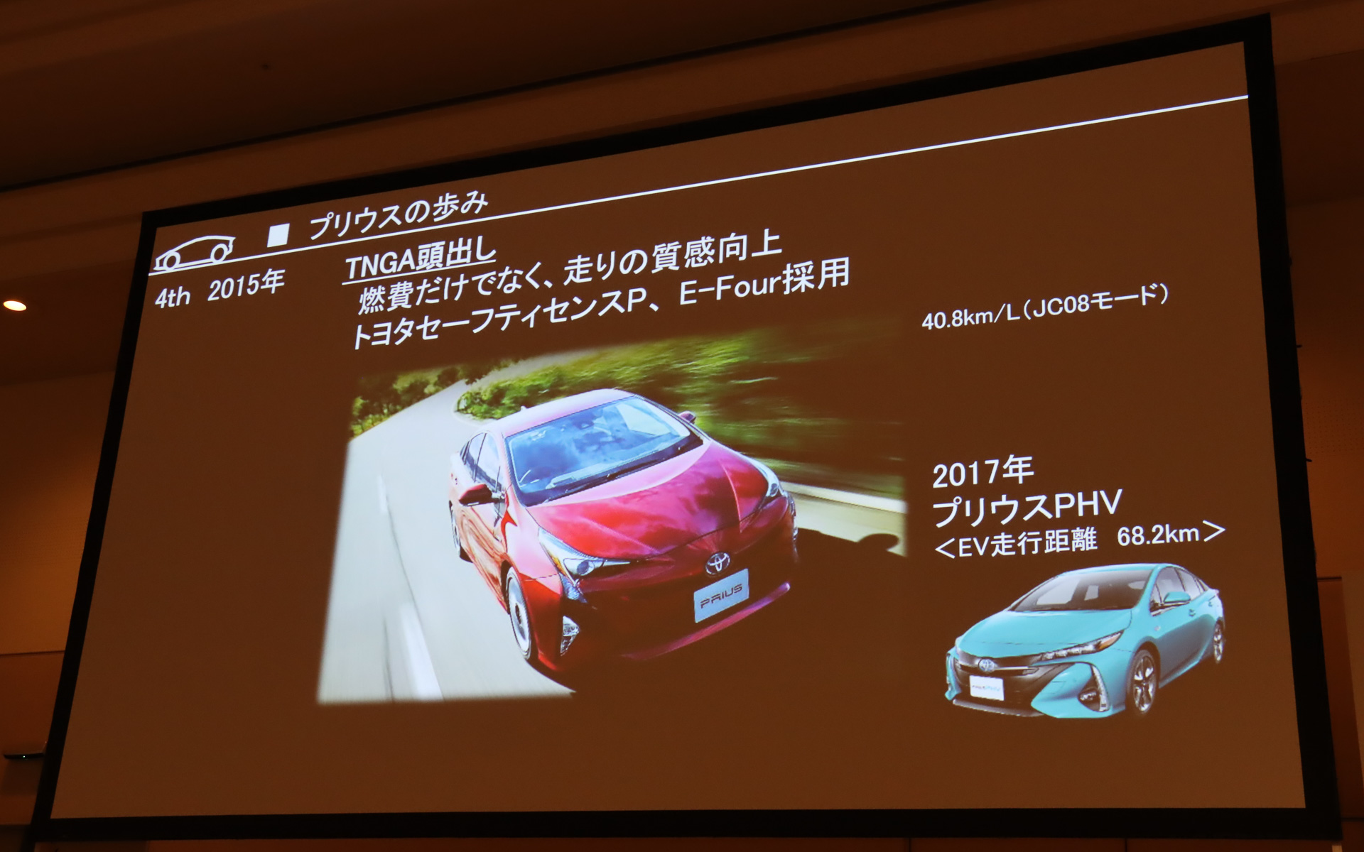 4代目プリウスは2015年12月に発売。2017年2月には2代目のプリウス PHVも追加