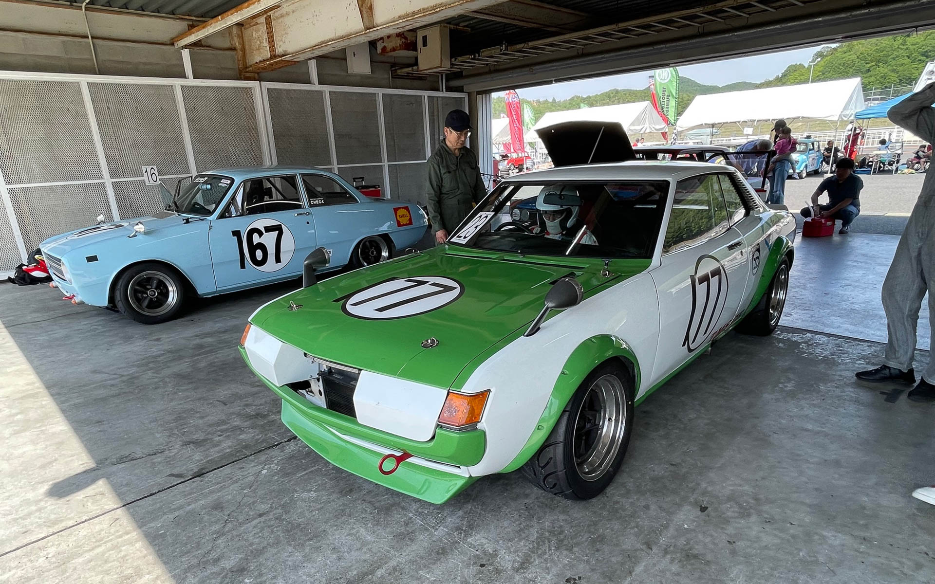 セリカとベレット。結局セリカに乗ることになったが、本領発揮の前に強制終了しました