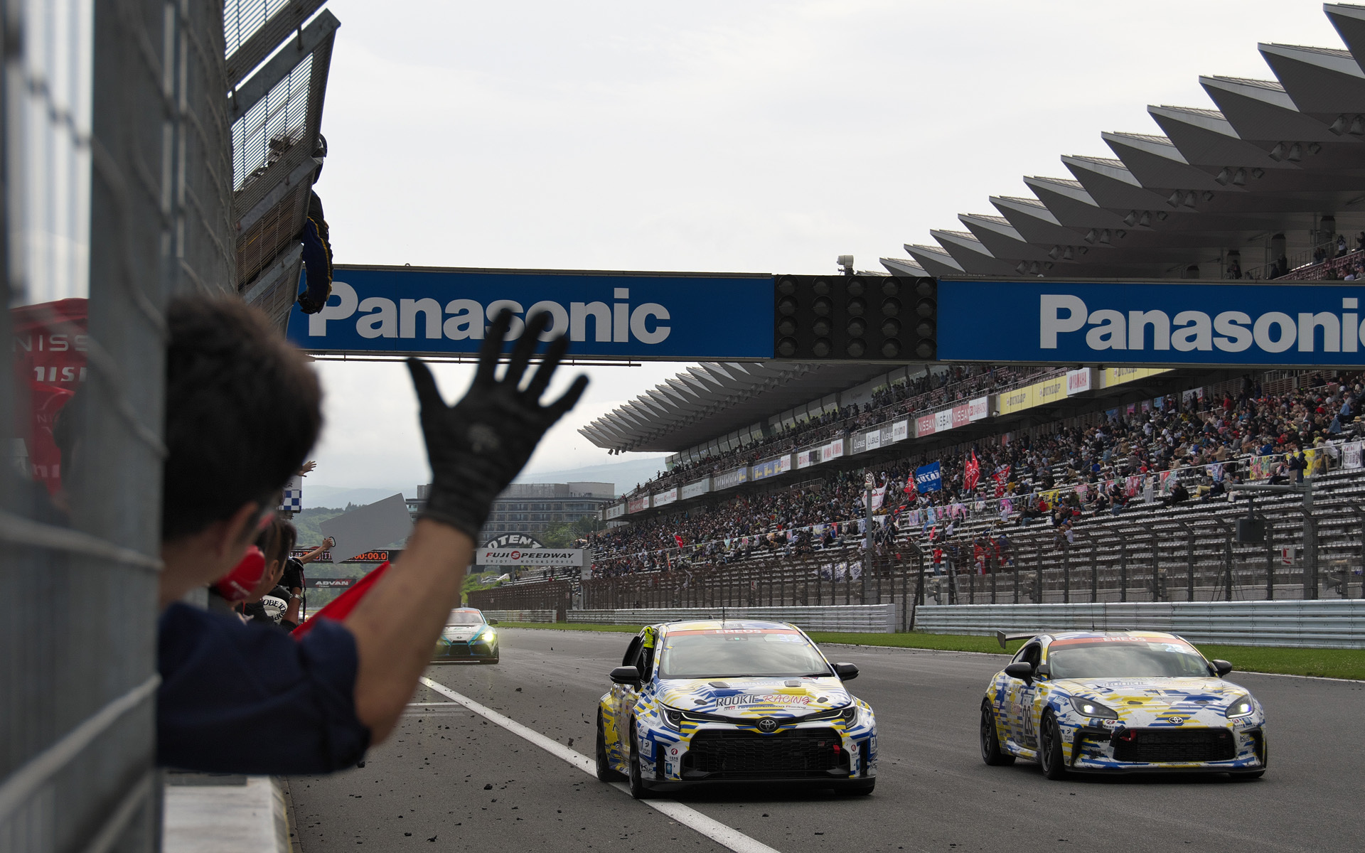 液水カローラのゴールシーン