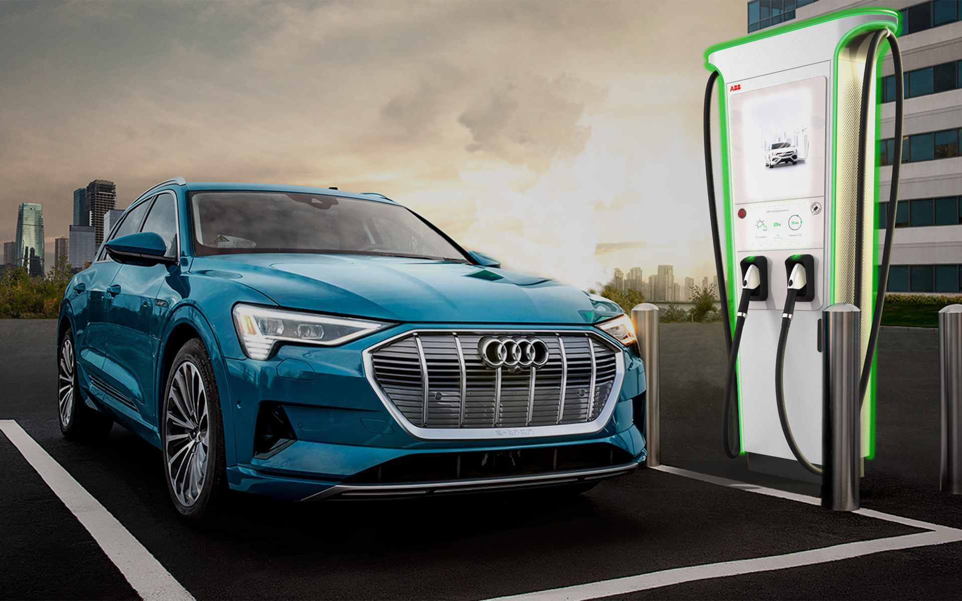 購入後のアウディ「e-tron」も最大150kWの急速充電に対応