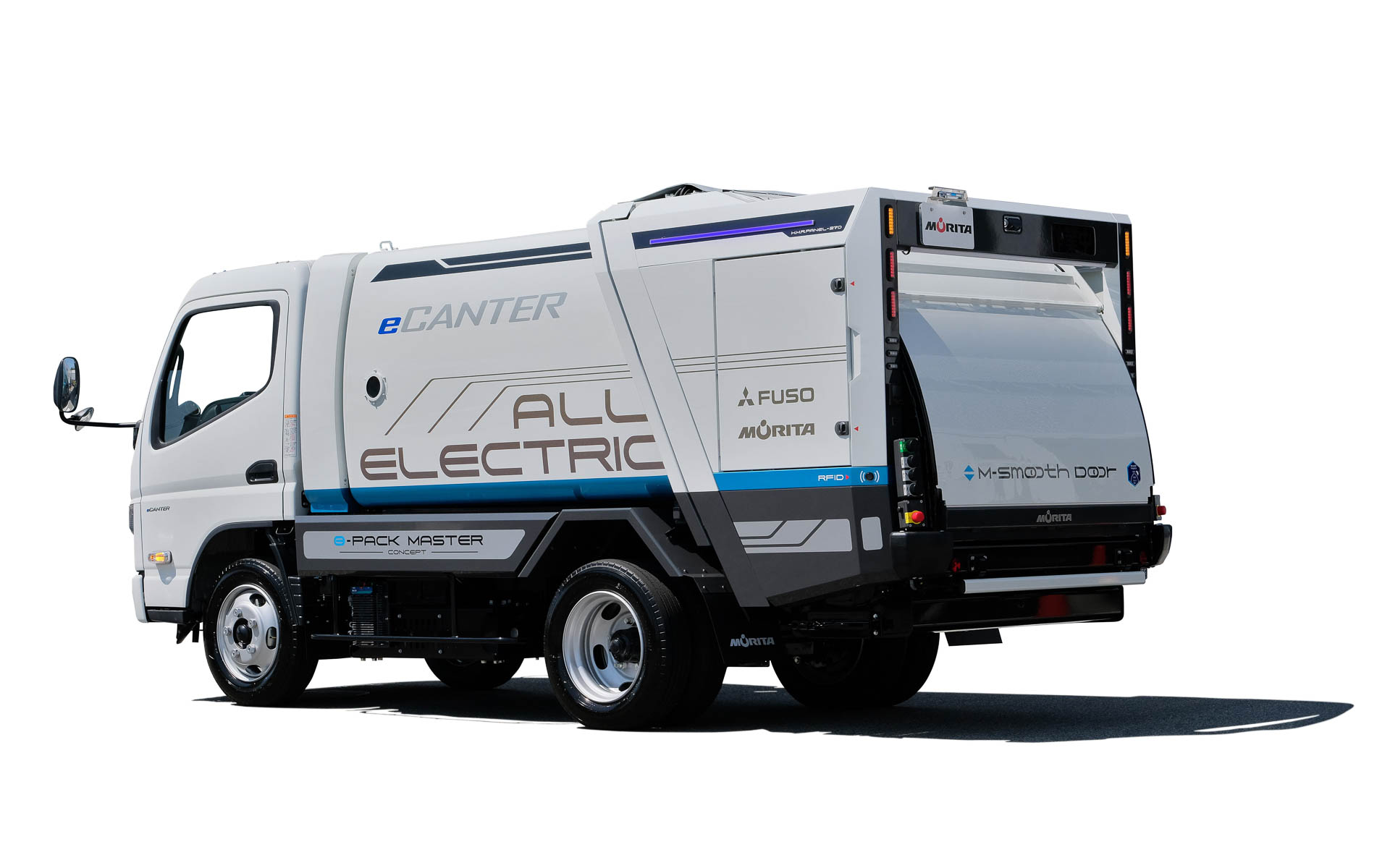 EV回転式塵芥収集車 eパックマスター