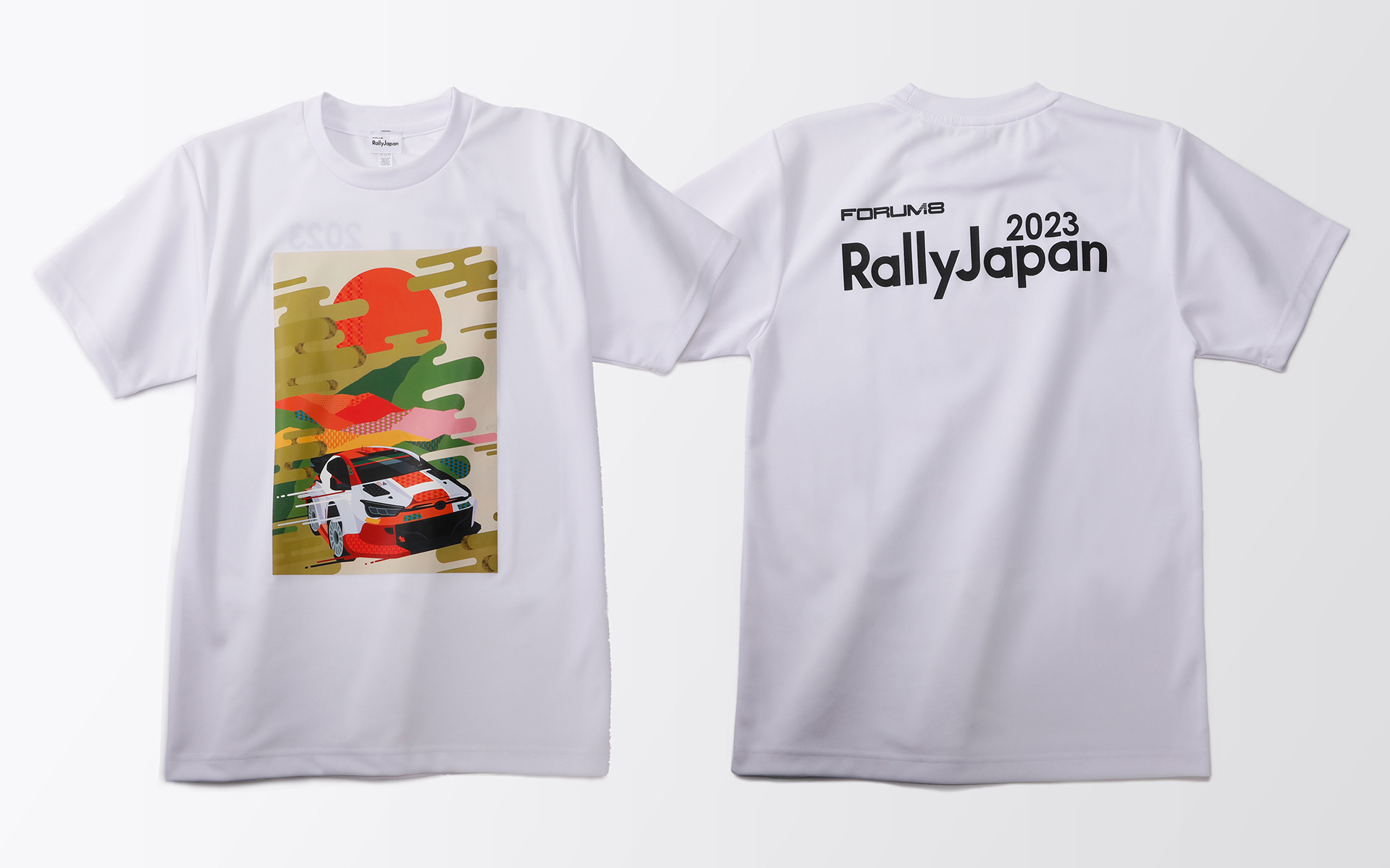速乾性に優れたメッシュ素材を用いた「ドライTシャツ・キービジュアル」（4500円）。サイズはS/M/L/LL/3L/4Lの展開