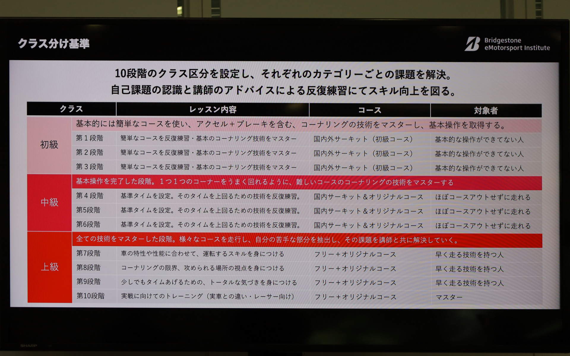 「ブリヂストン eモータースポーツ インスティテュート」の詳細