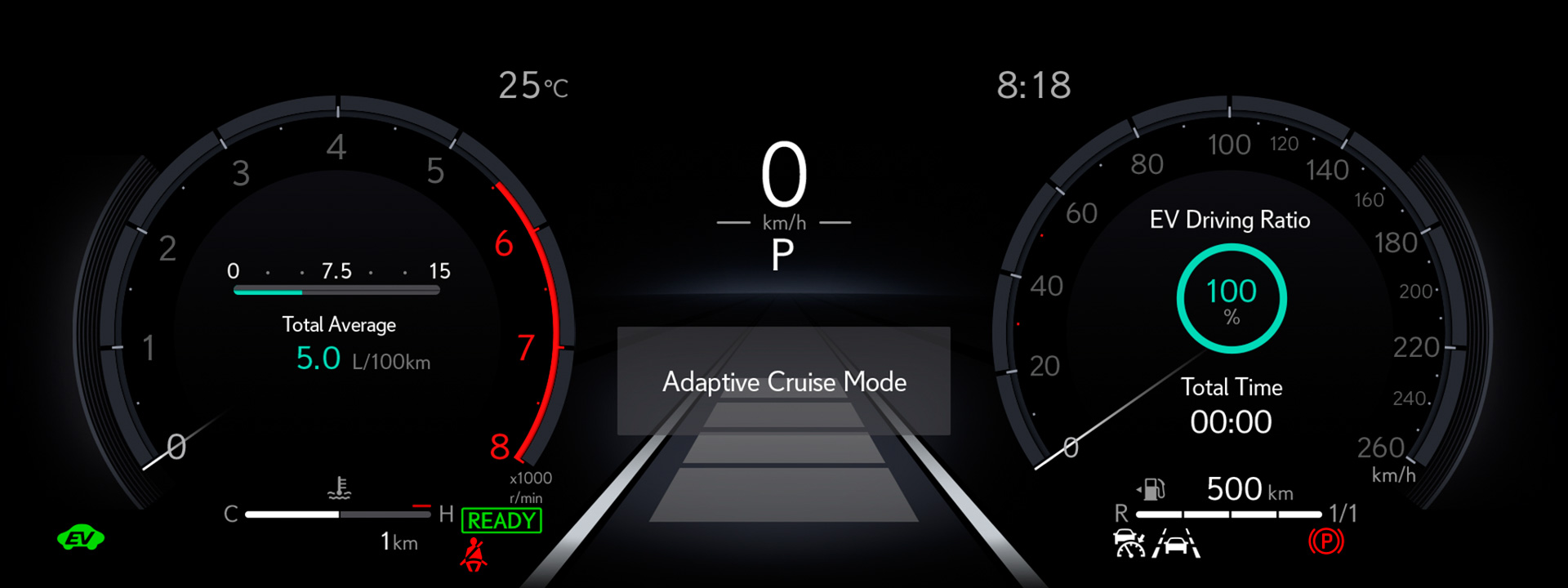 新型LBX 12.3インチフル液晶メーター（プロトタイプ）