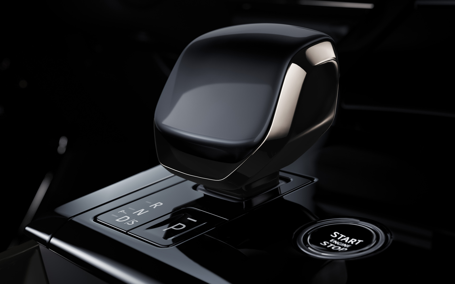 ブラックセラミックのギヤシフター