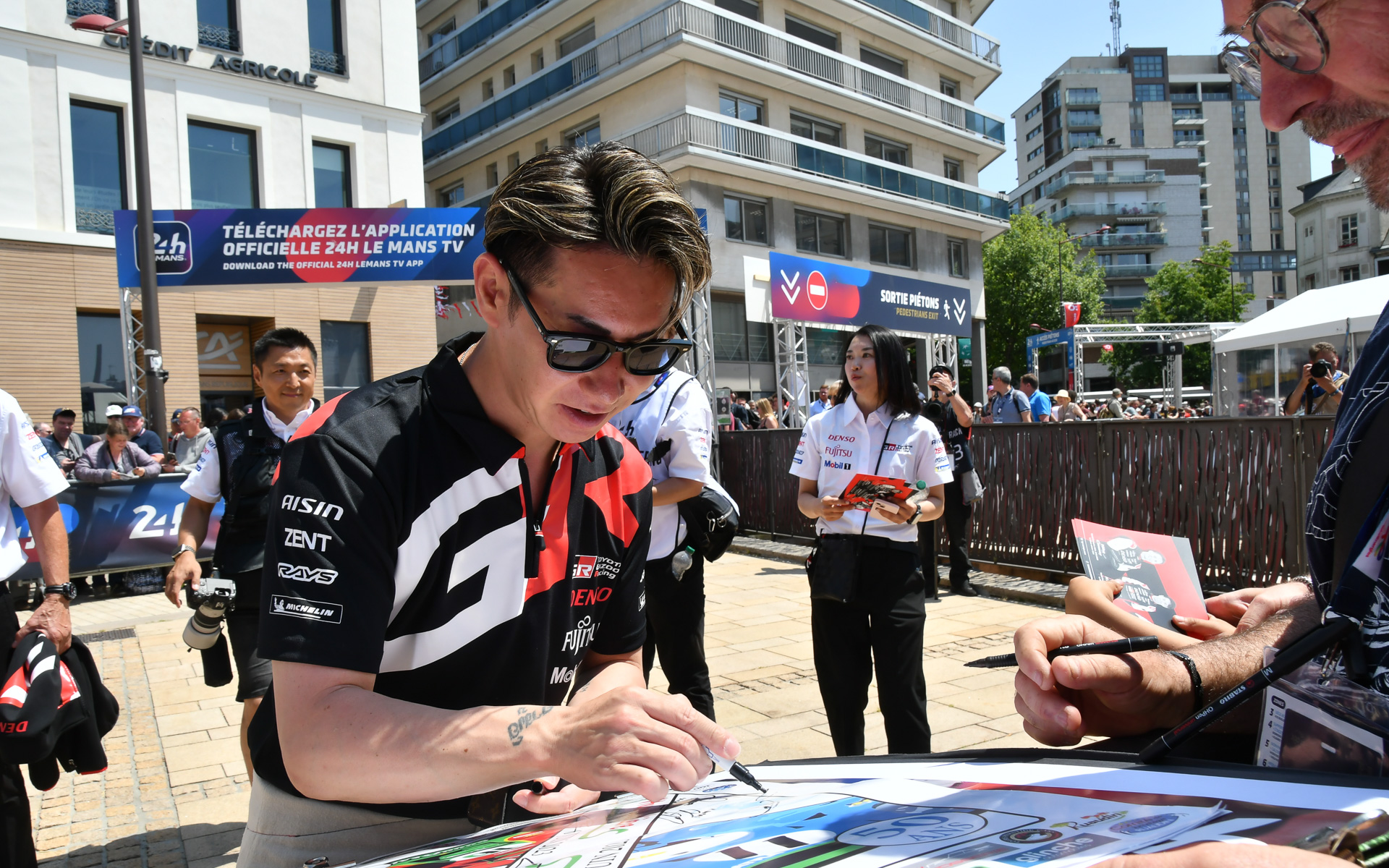 ファンの求めにすべて応えていた小林可夢偉選手