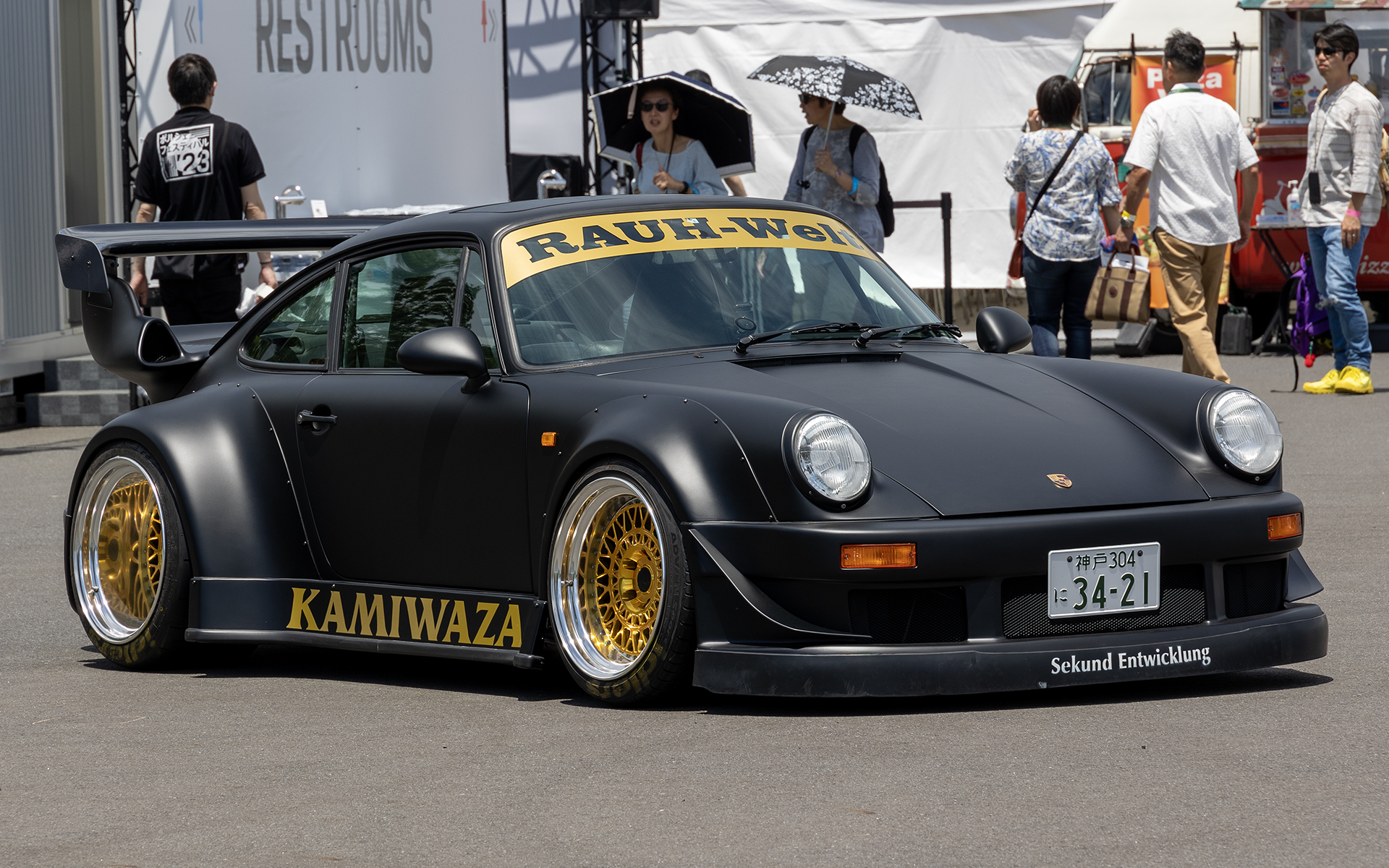 RWB仕様車は特別展示となっていた