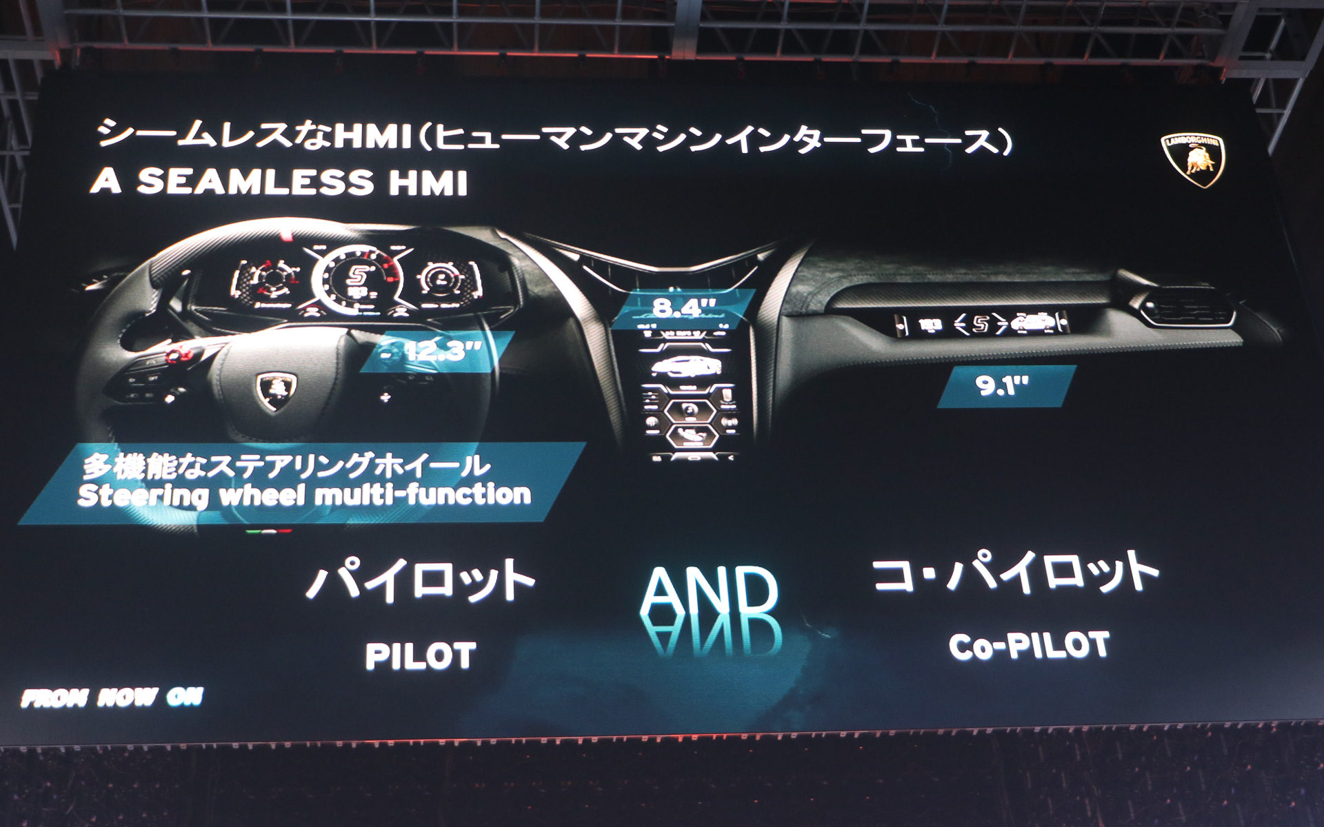 シームレスなHMIを構築したコクピット