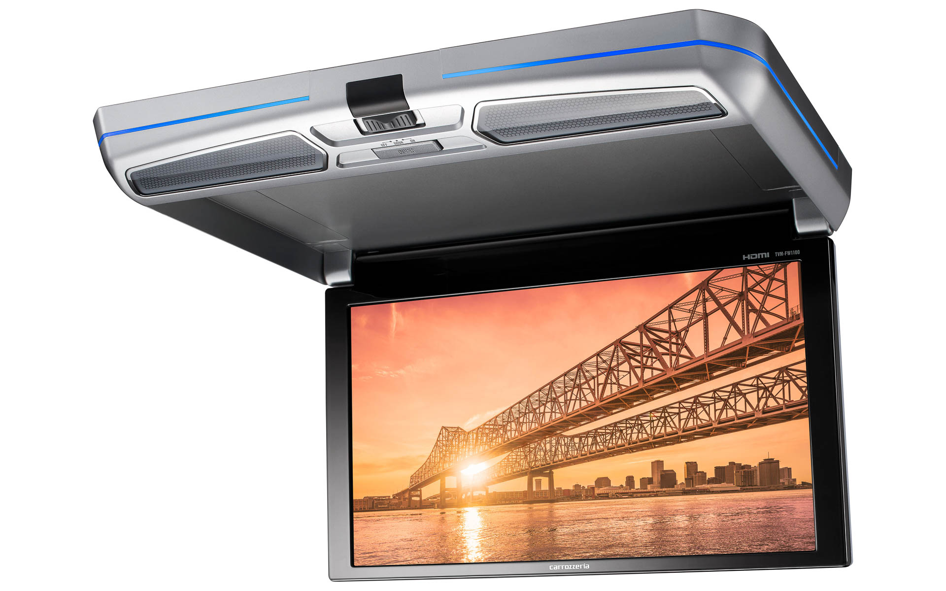 11.6V型ワイドXGAパネルを搭載するフリップダウンモニター「TVM-FW1100II-S」