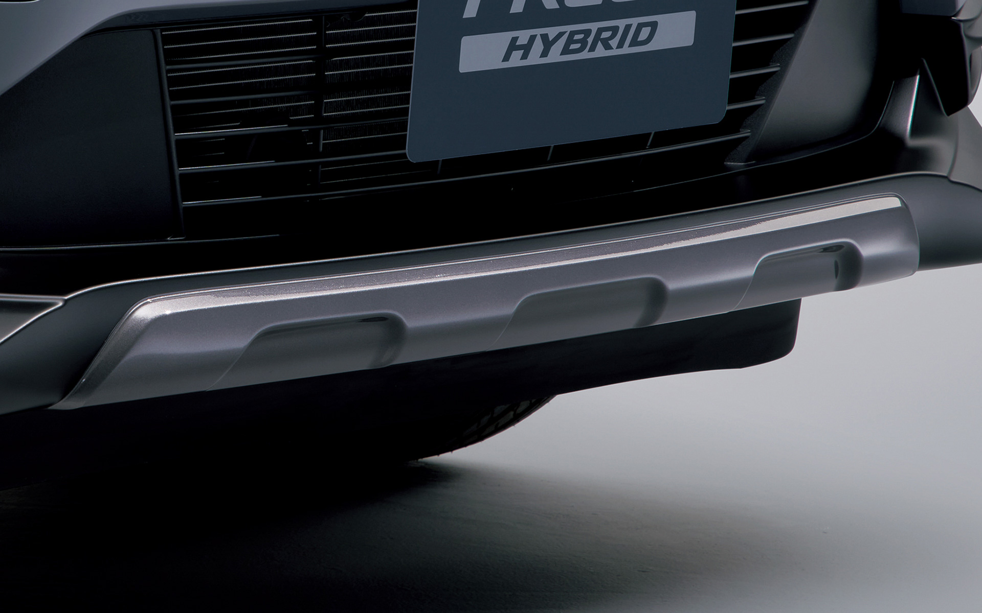 フロントロアースポイラー＆フロントロアーガーニッシュ（ガンメタリック塗装）