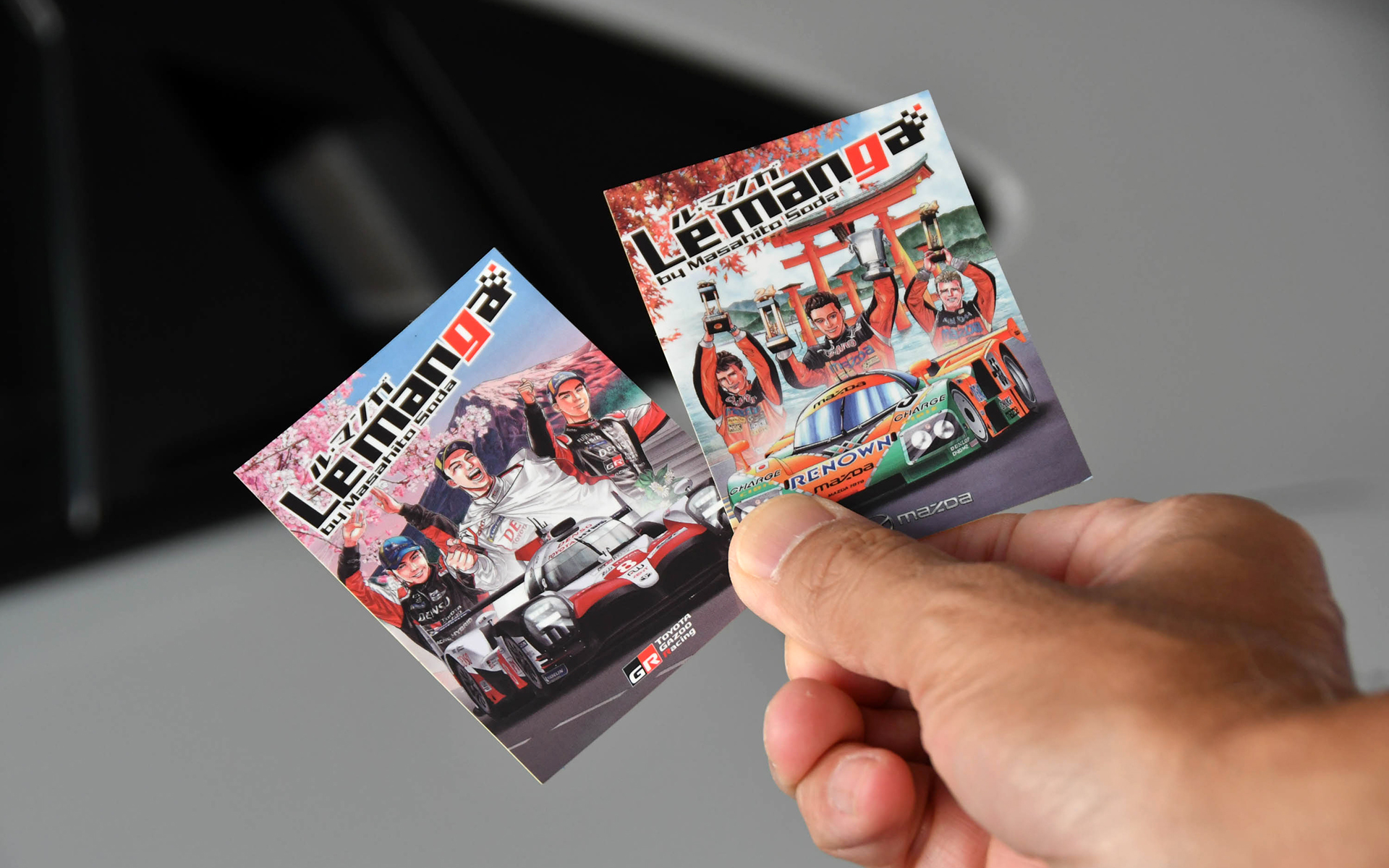 いただいたステッカー