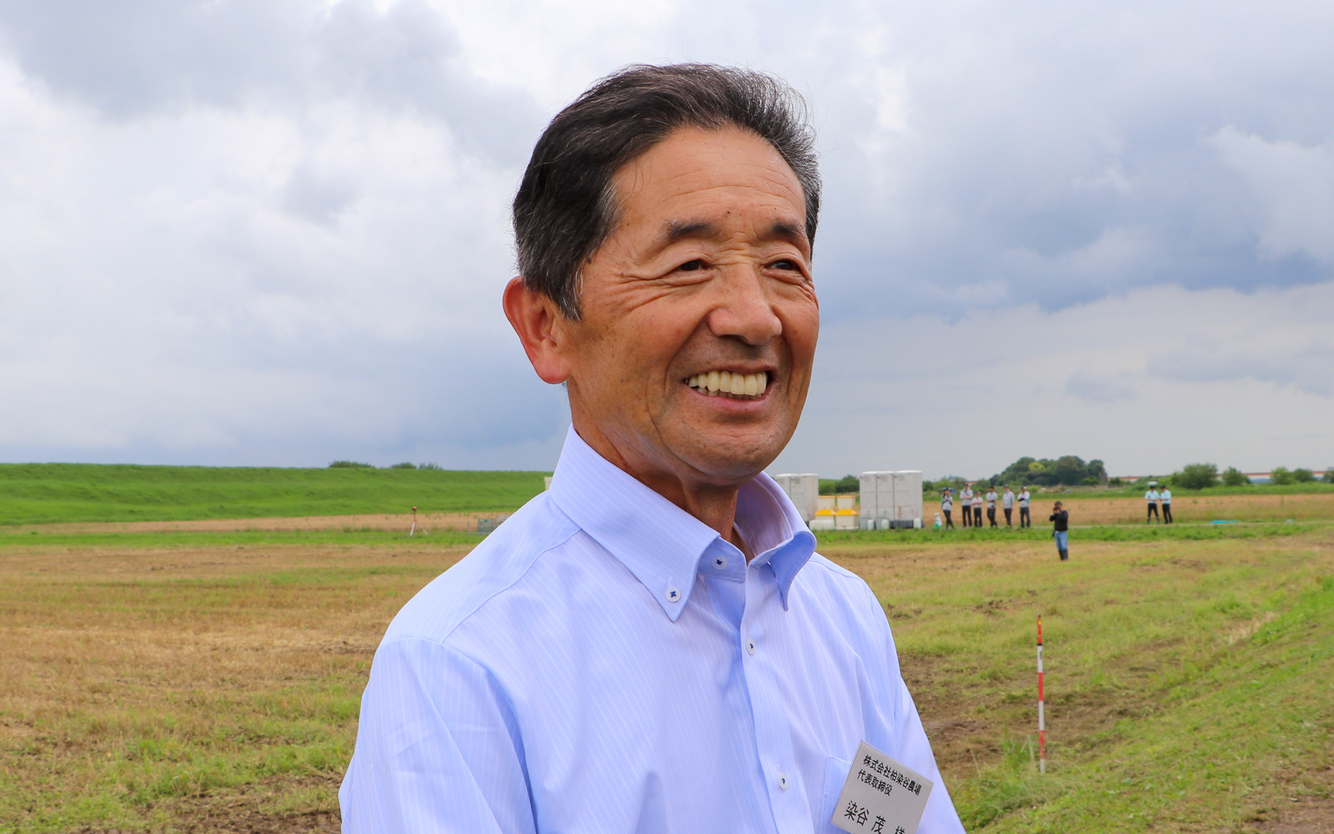 染谷農場代表取締役社長の染谷茂氏