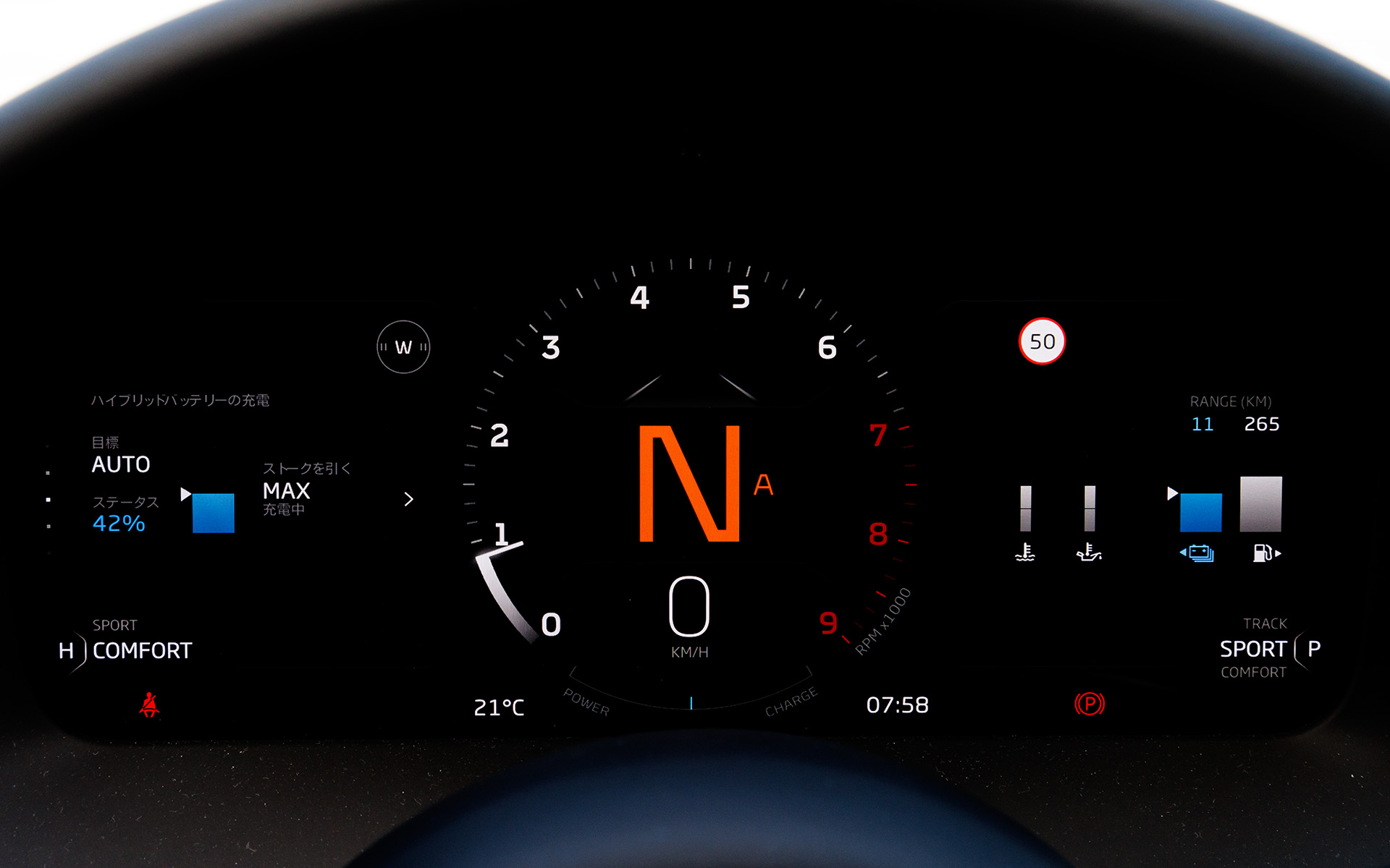 メーターの表示パターン