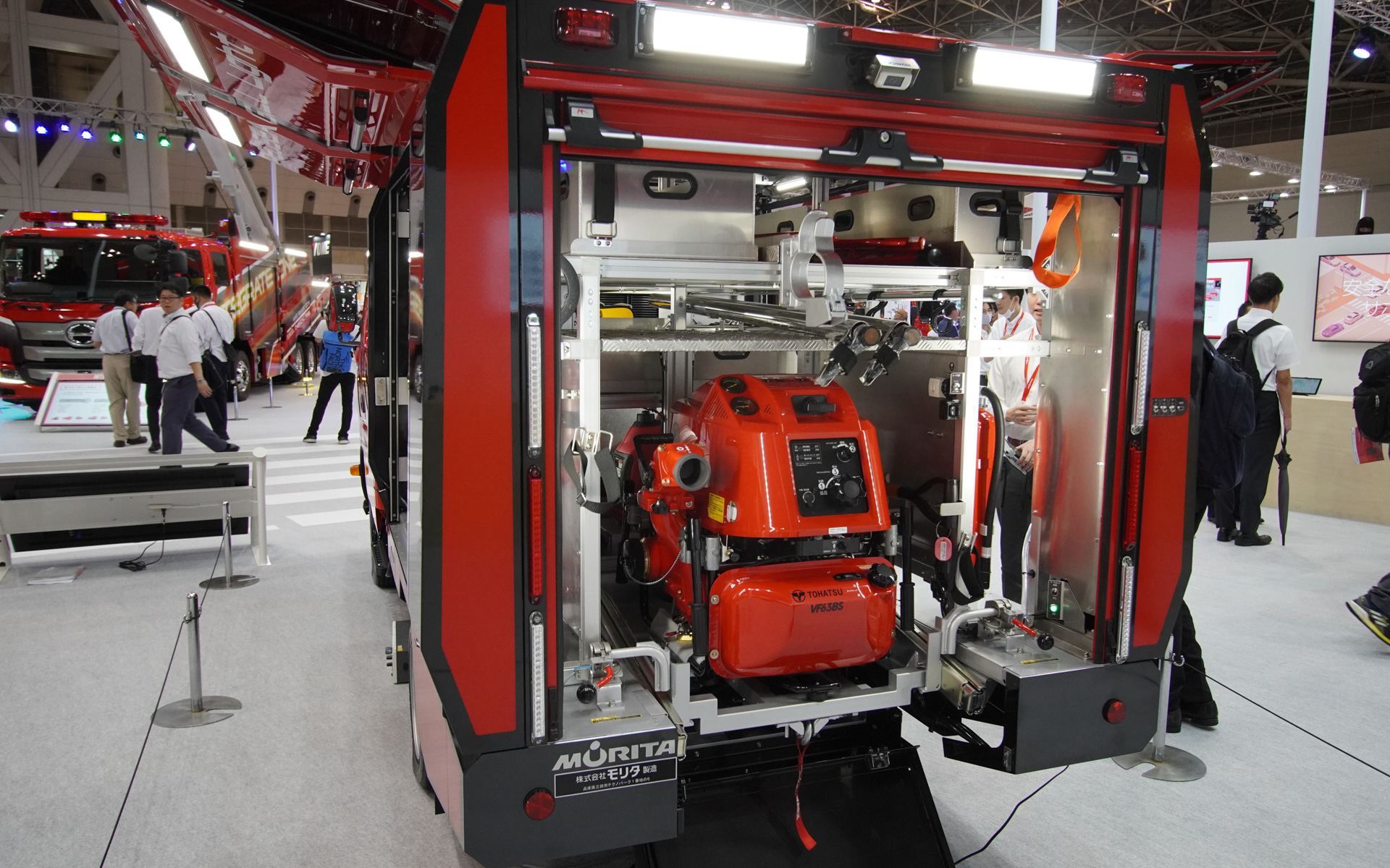 消耗団を想定した多機能消防自動車「REDSEAGULL Light」