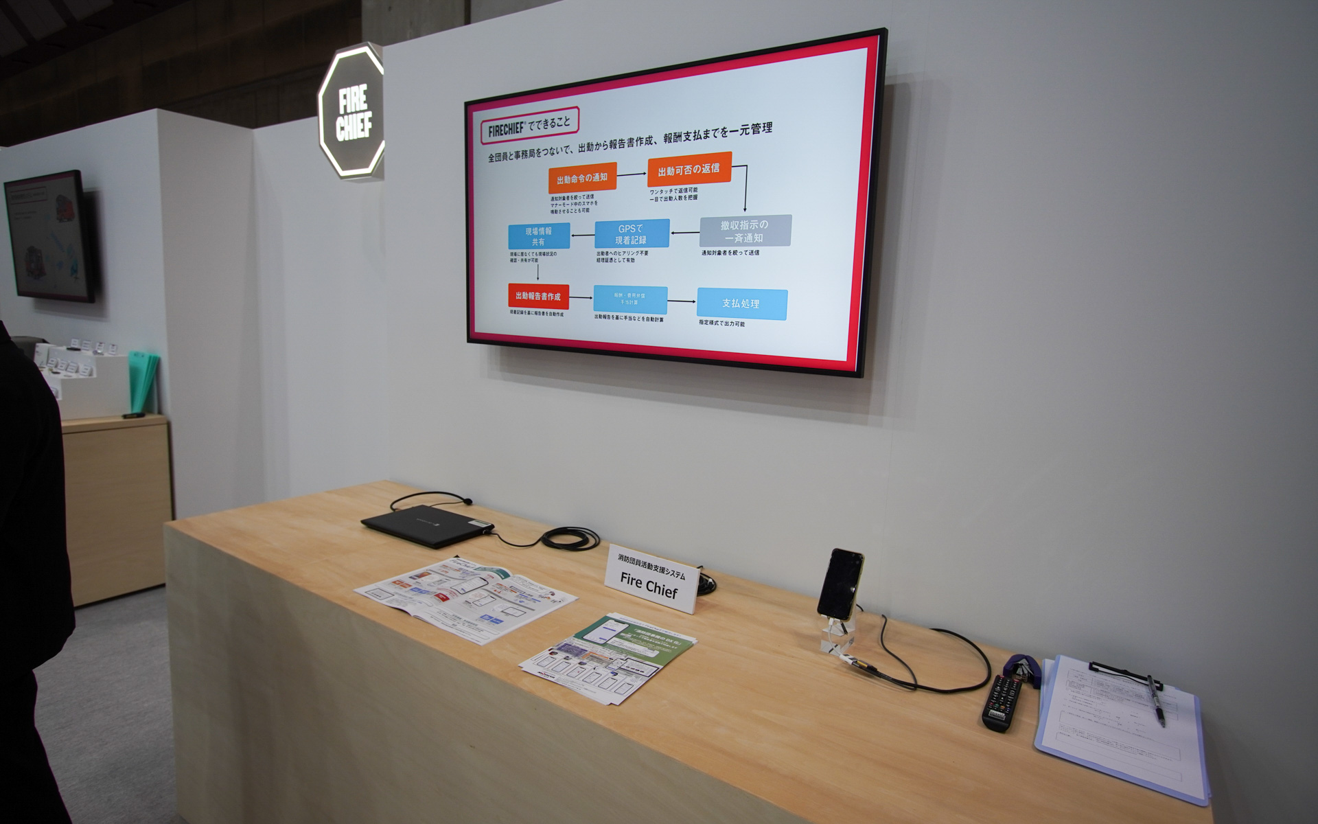 消防団活動支援システム「FireChief」