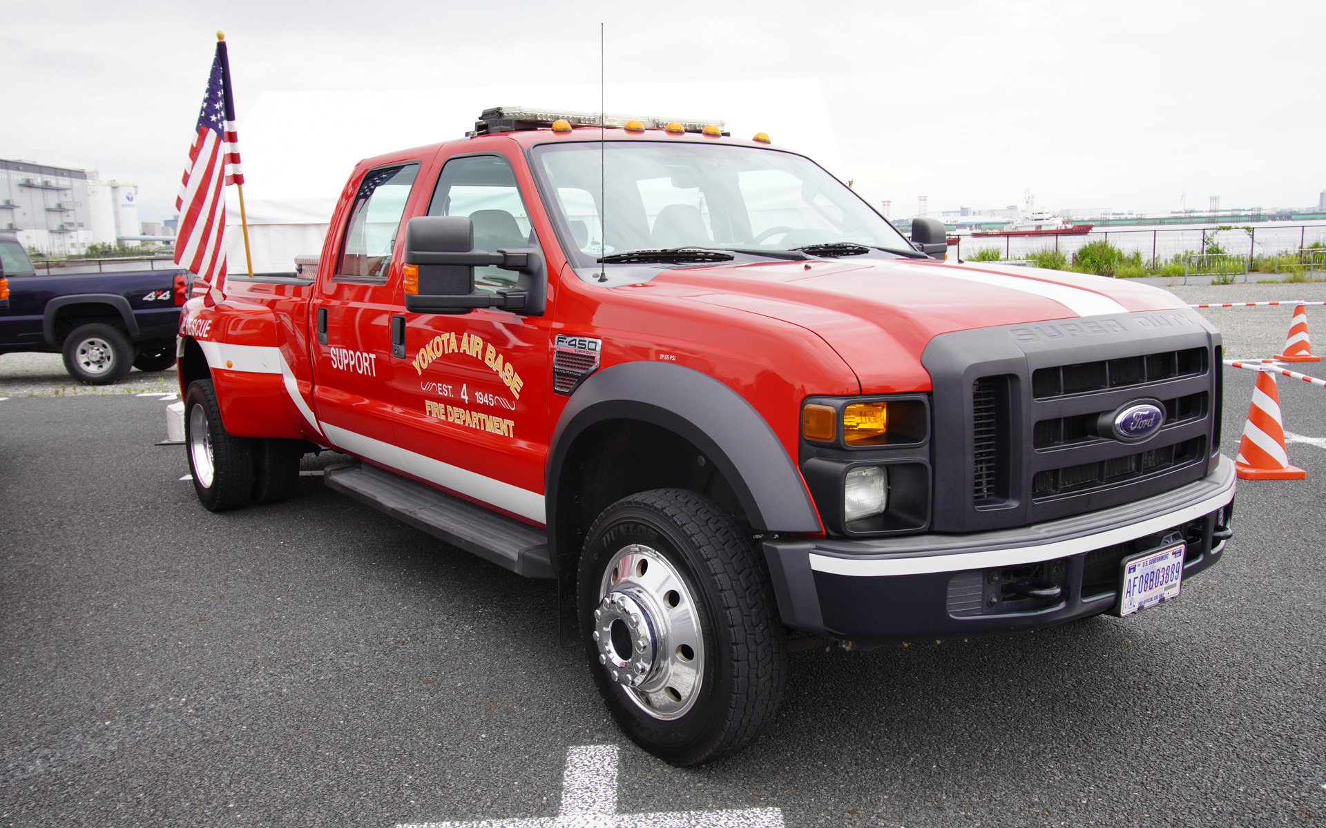 アメリカ空軍の消防車