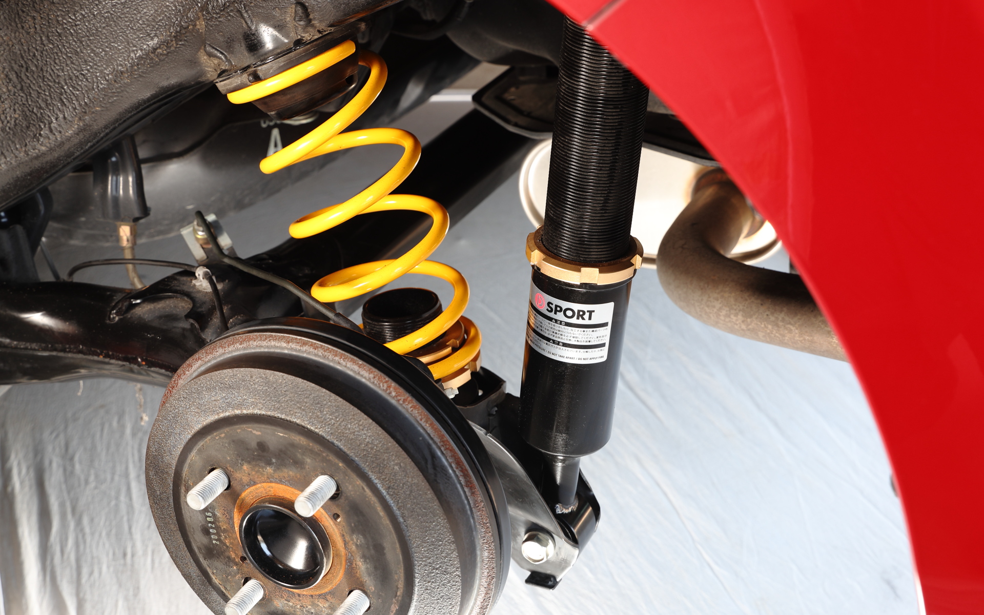 コペン（LA400K/A）リア装着状態